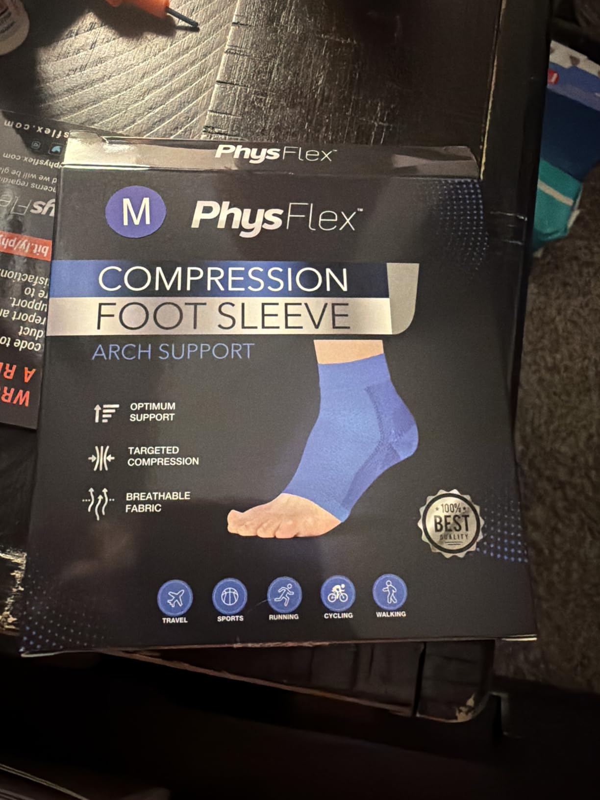 Ankle Brace Socks - Ankle Compression Sleeve - Foot Brace for Women & Men customer photo 1
