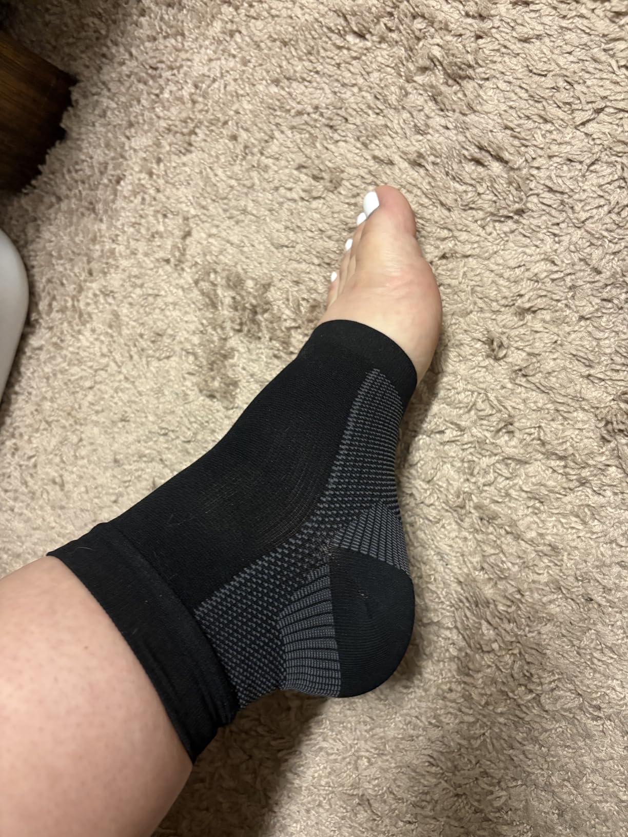 Ankle Brace Socks - Ankle Compression Sleeve - Foot Brace for Women & Men customer photo 2