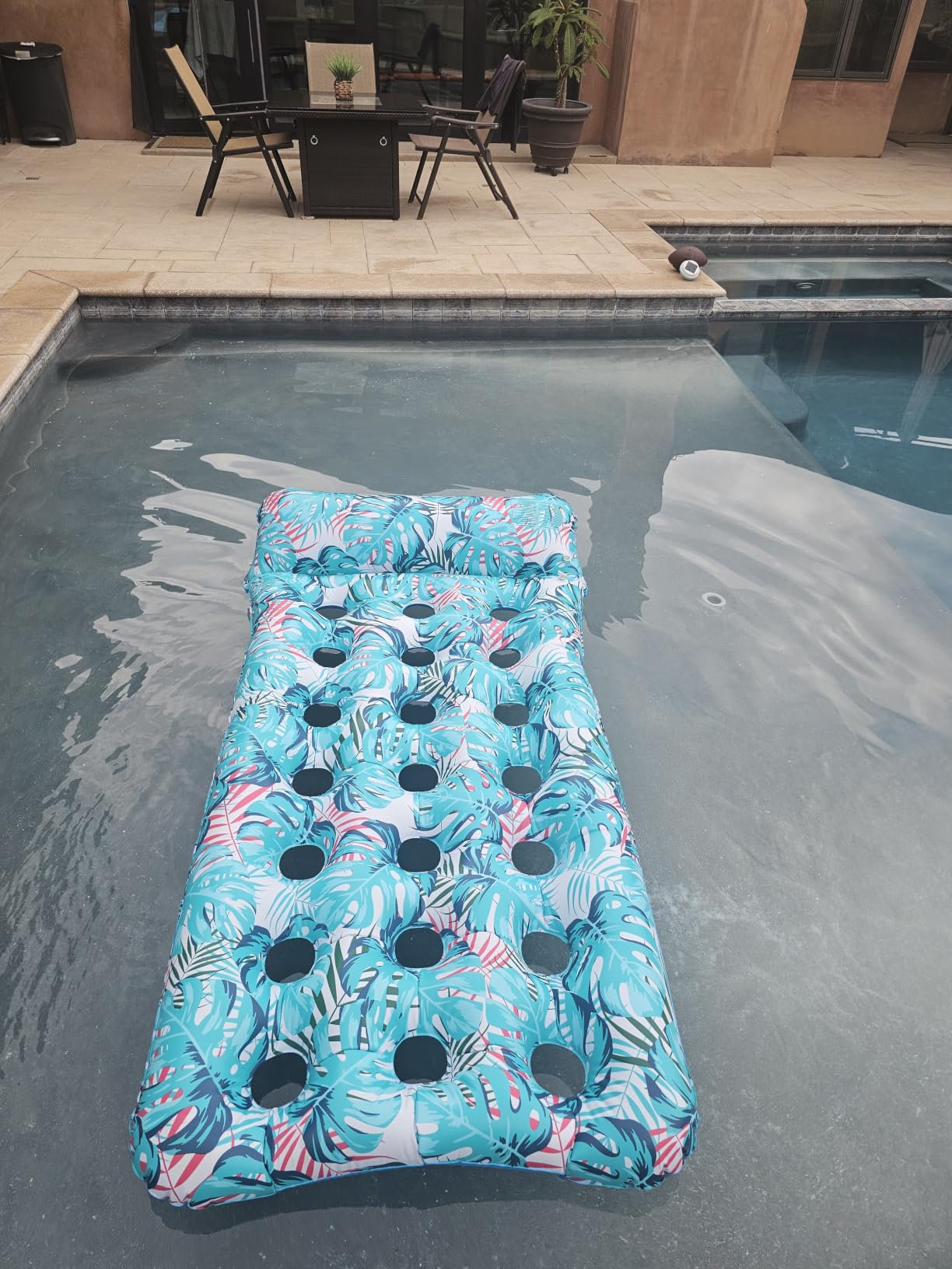 Stonful 2 Pack Inflatable Pool Floats, Cooling Pool Rafts for Adults customer photo 1