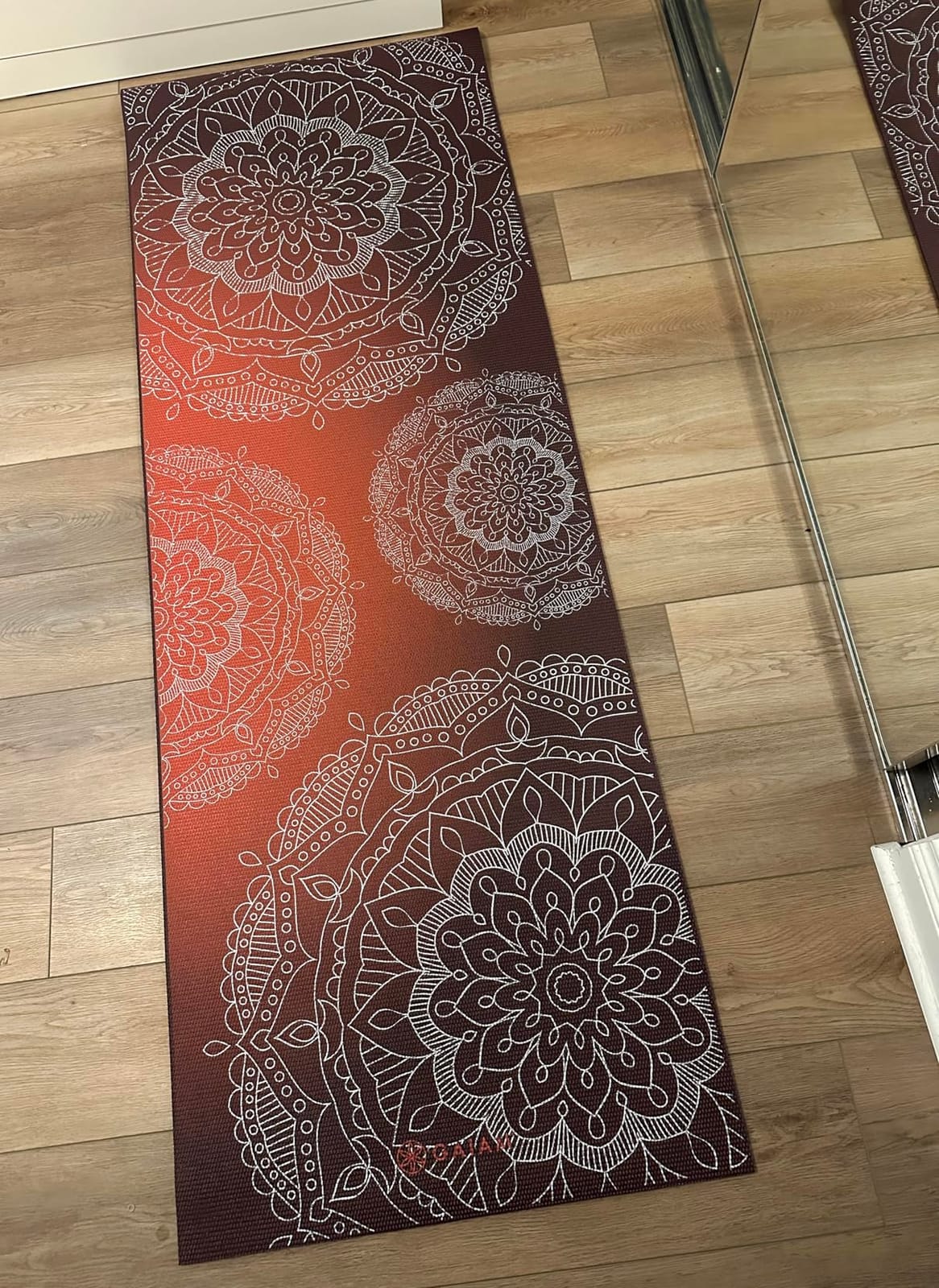 Gaiam Premium Yoga Mat, 6mm Thick Print Mat customer photo 2