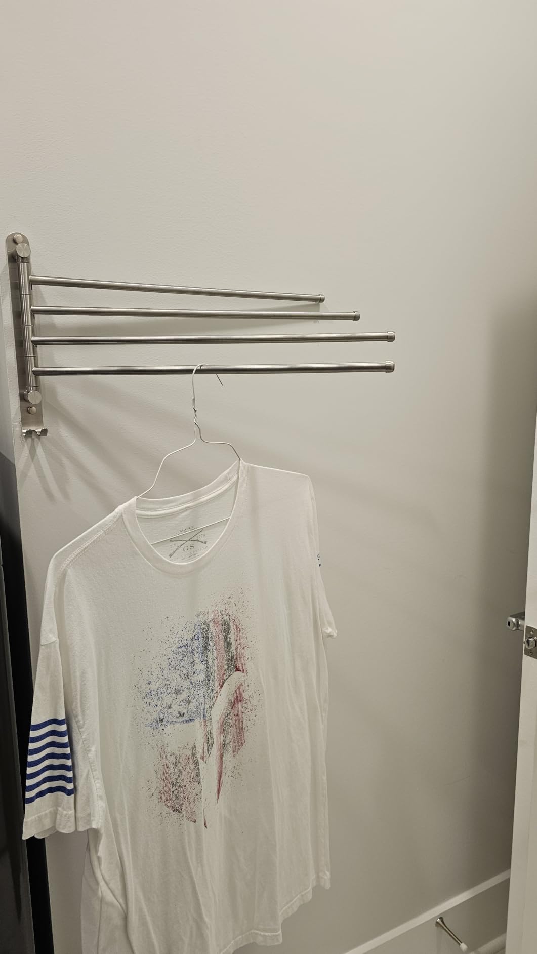 NearMoon Swivel Towel Rack, 13.8