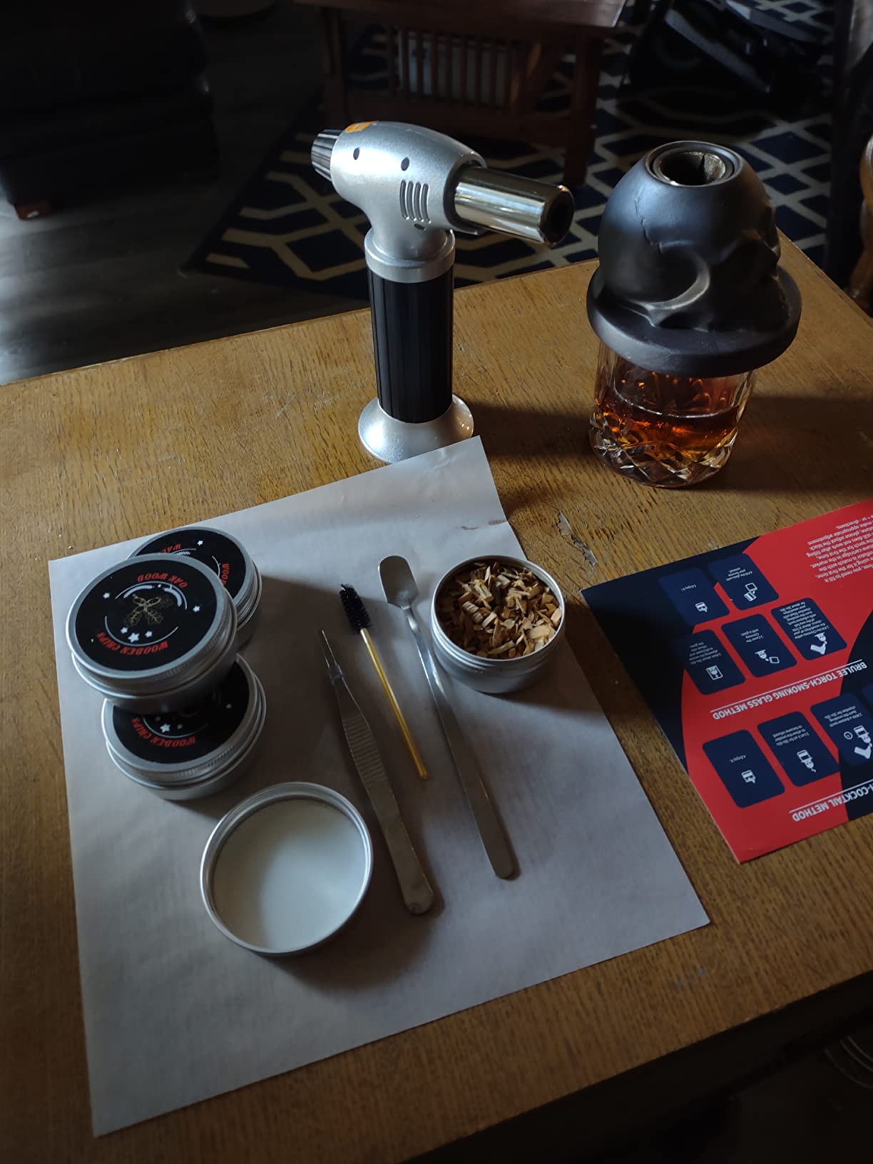 Skull Cocktail Smoker Kit with Torch, Whiskey Infuser, No Butane customer photo 2
