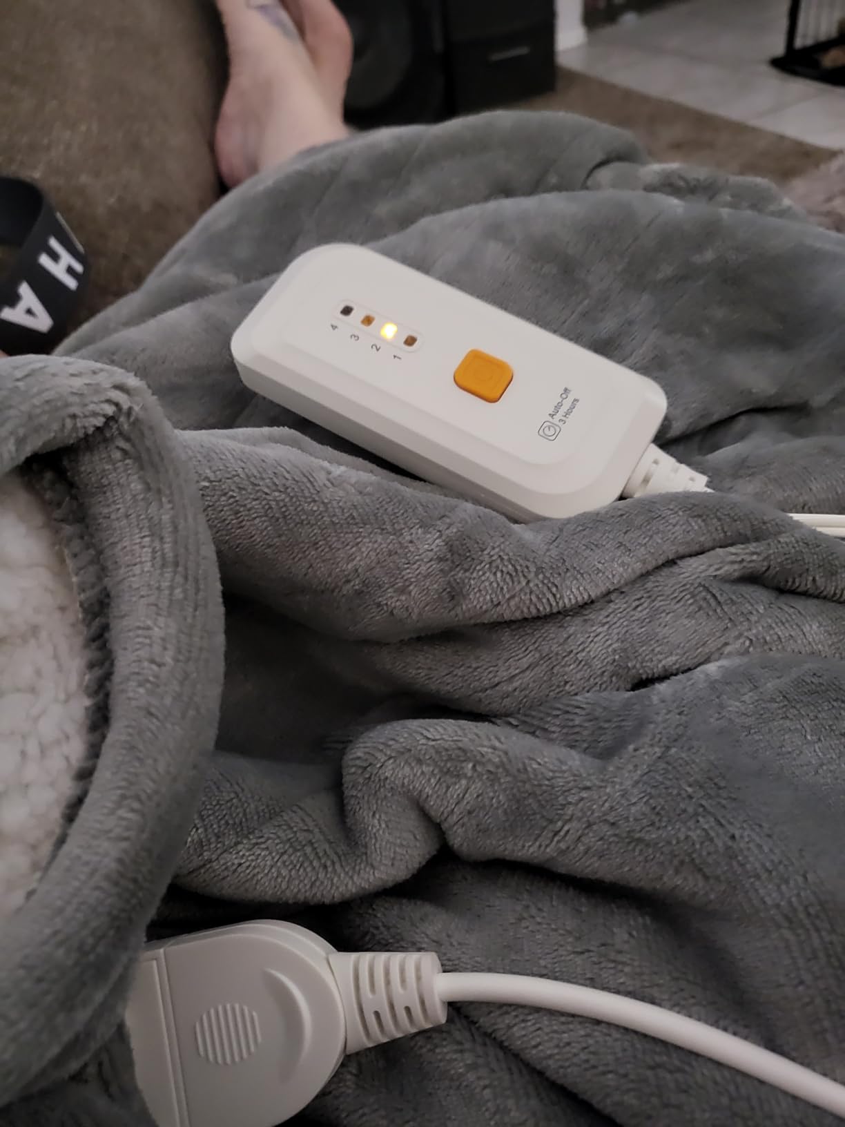 GOTCOZY Heated Blanket-Soft Plush Electric Blanket 50