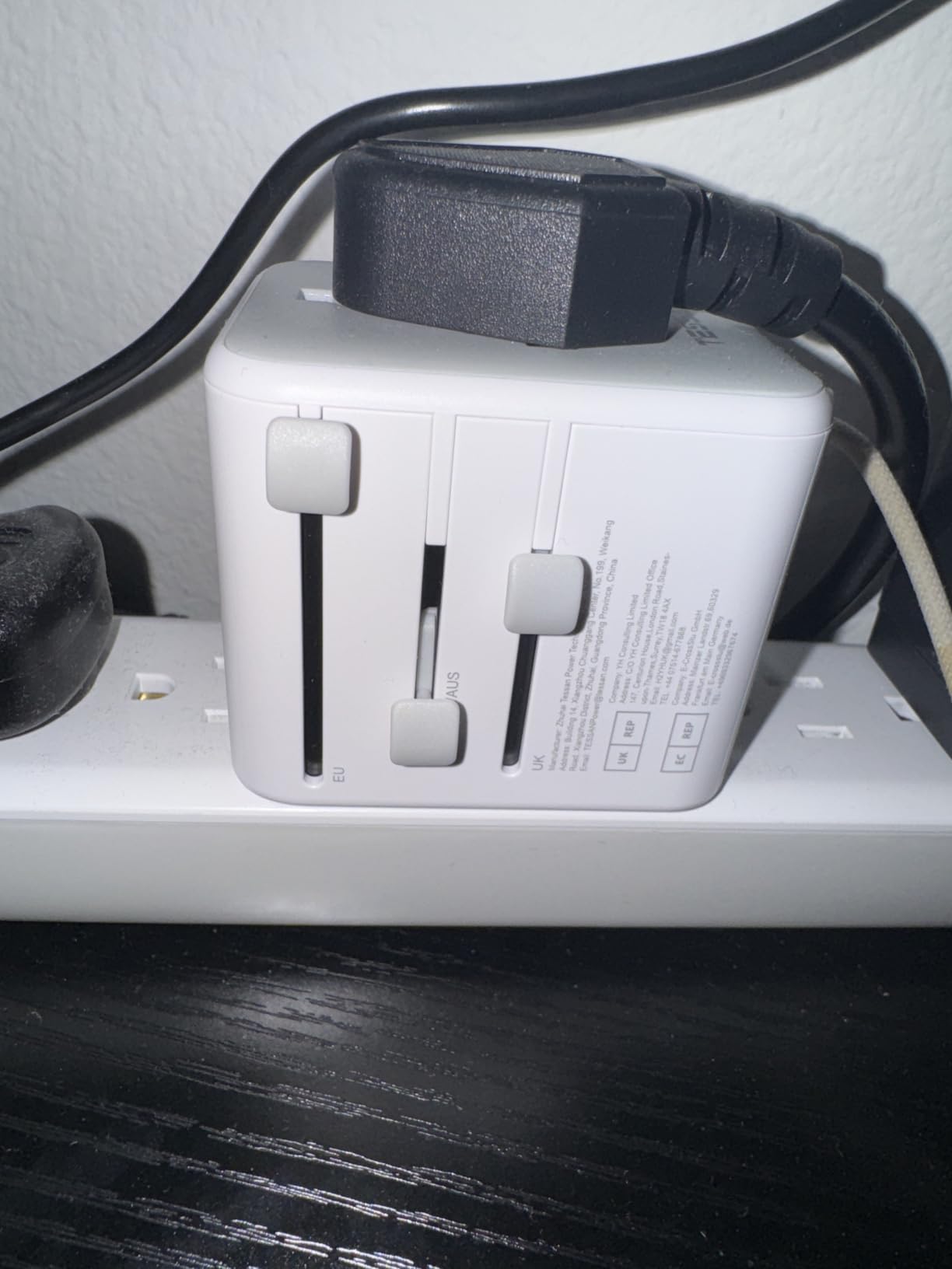 TESSAN Universal Travel Adapter 28W, International Power Adapter customer photo 1