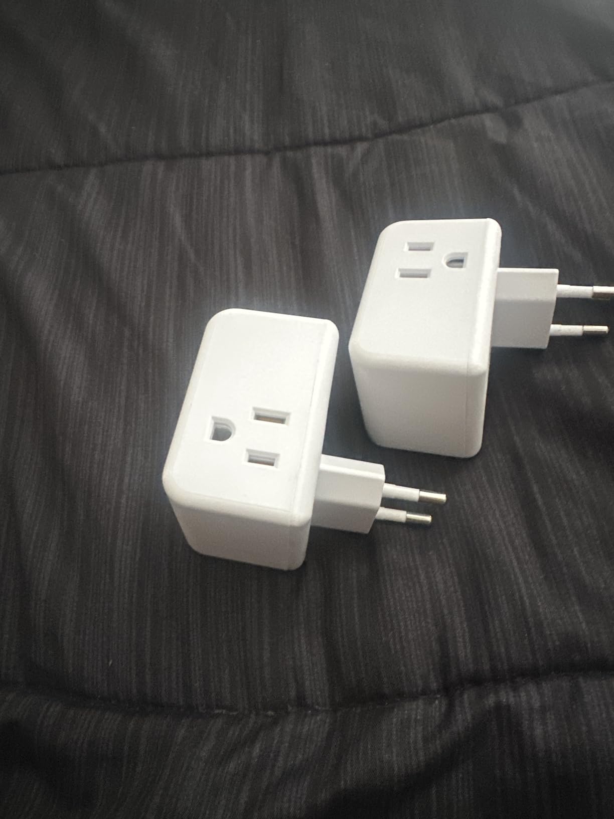 2 Pack European Travel Plug Adapter, Type C Plug Adapter Travel Essentials customer photo 2