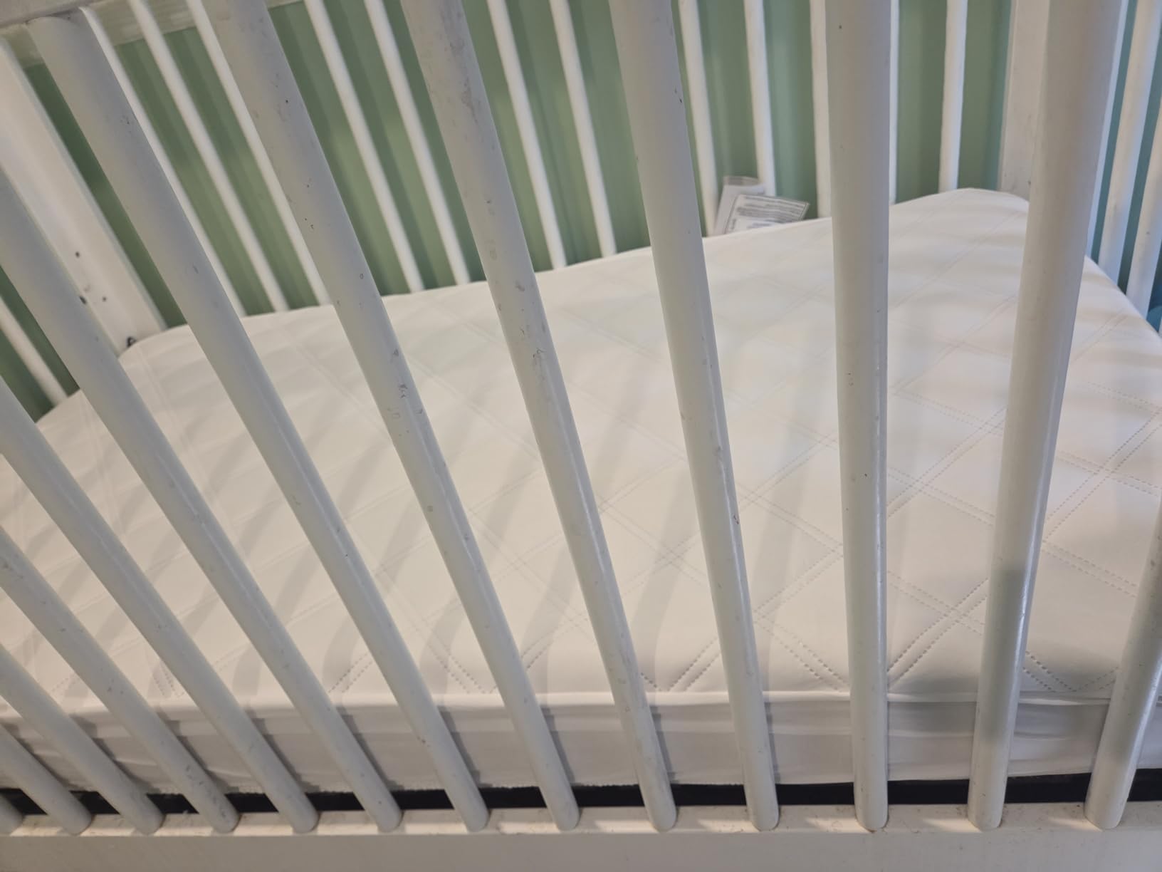 Yoofoss Waterproof Crib Mattress Protector Sheets Fitted 2 Pack 52''x28'' customer photo 1