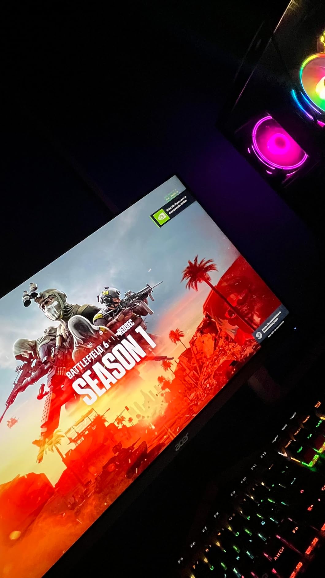 Acer Nitro 23.8in FHD 1920x1080 180Hz Gaming Monitor KG241Y Sbiip customer photo 2