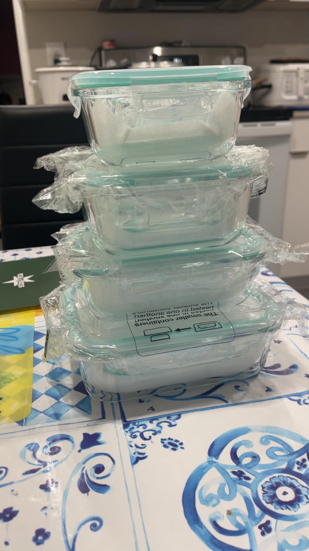 Vtopmart 8 Pack Glass Food Storage Containers with Airtight Lids customer photo 1
