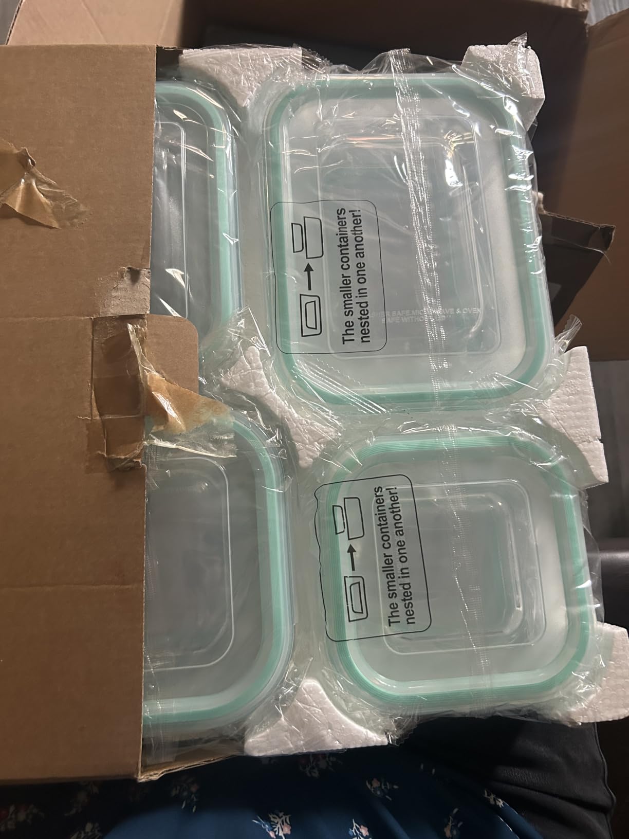 Vtopmart 8 Pack Glass Food Storage Containers with Airtight Lids customer photo 2