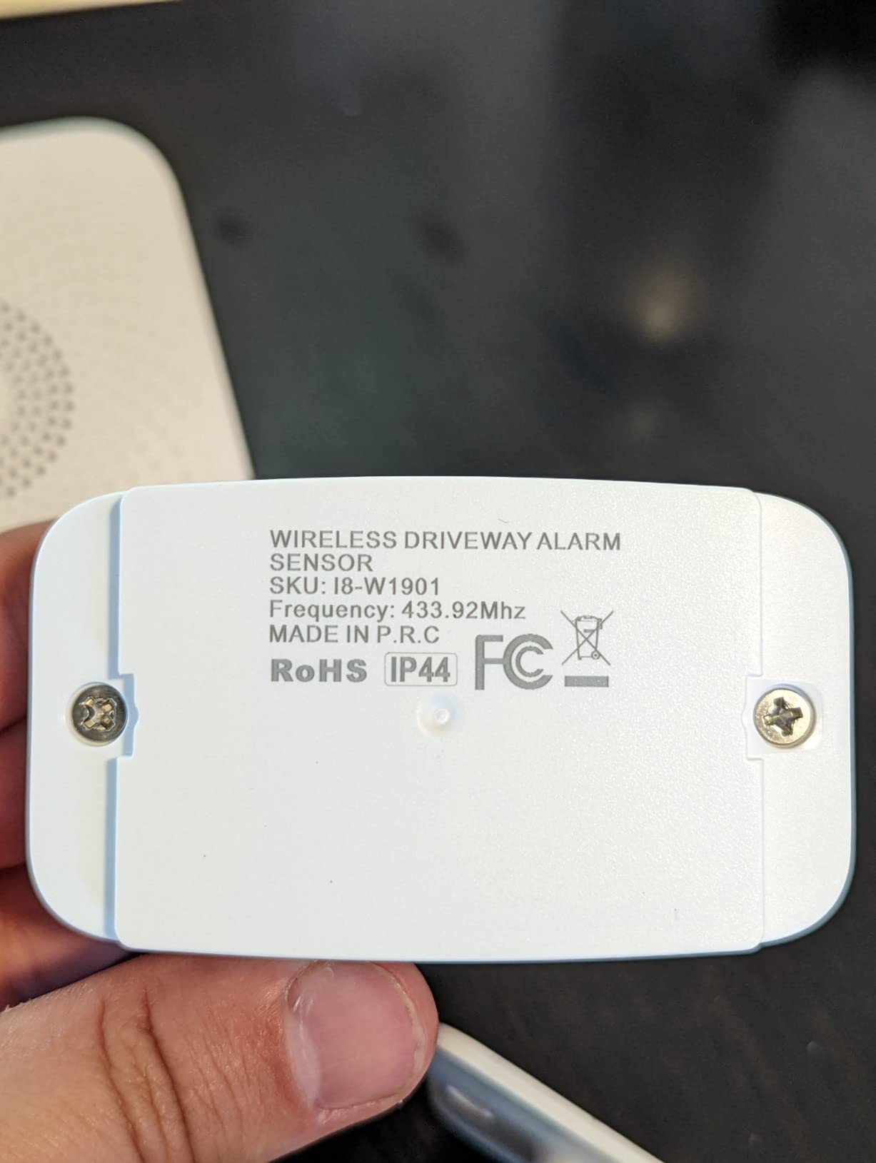 Driveway Alarms Wireless Outside, Weatherproof Motion Sensor Alarm System customer photo 2
