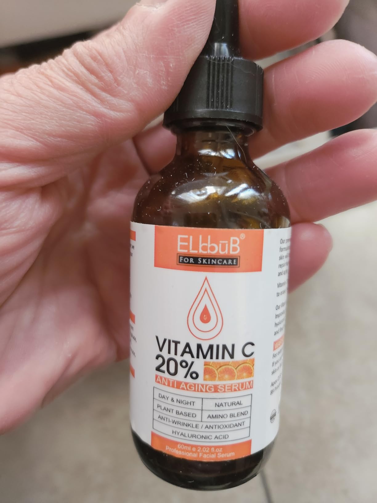 Premium 20% Vitamin C Serum For Face with Hyaluronic Acid, Retinol & Amino Acids - Boost Skin Collagen,Hydrate & Plump Skin, Anti Aging & Wrinkle Facial Serum 60ml customer photo 2