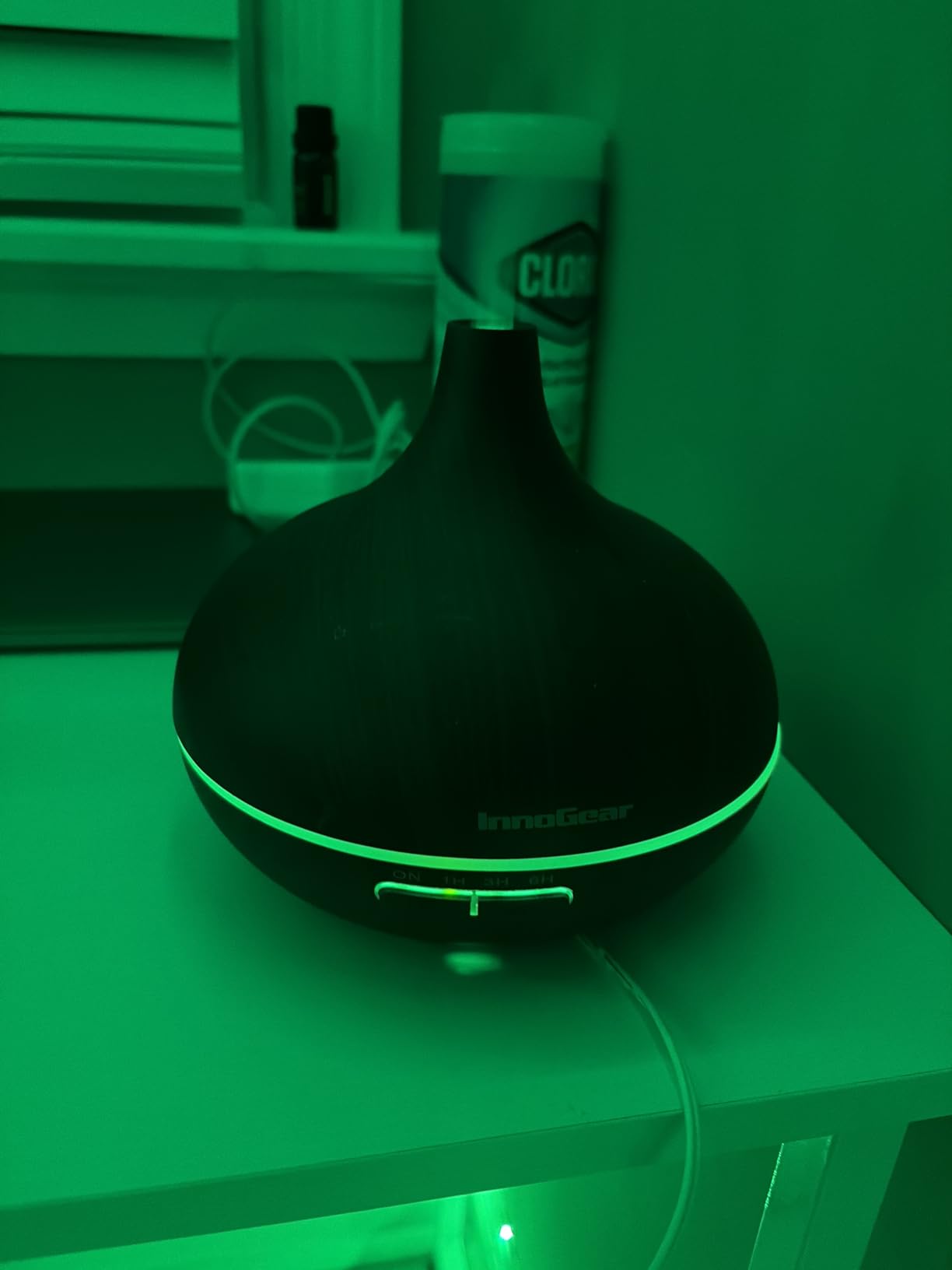 InnoGear 400ml Aromatherapy Essential Oil Diffuser 10 Oils Gift Set, Dark customer photo 2