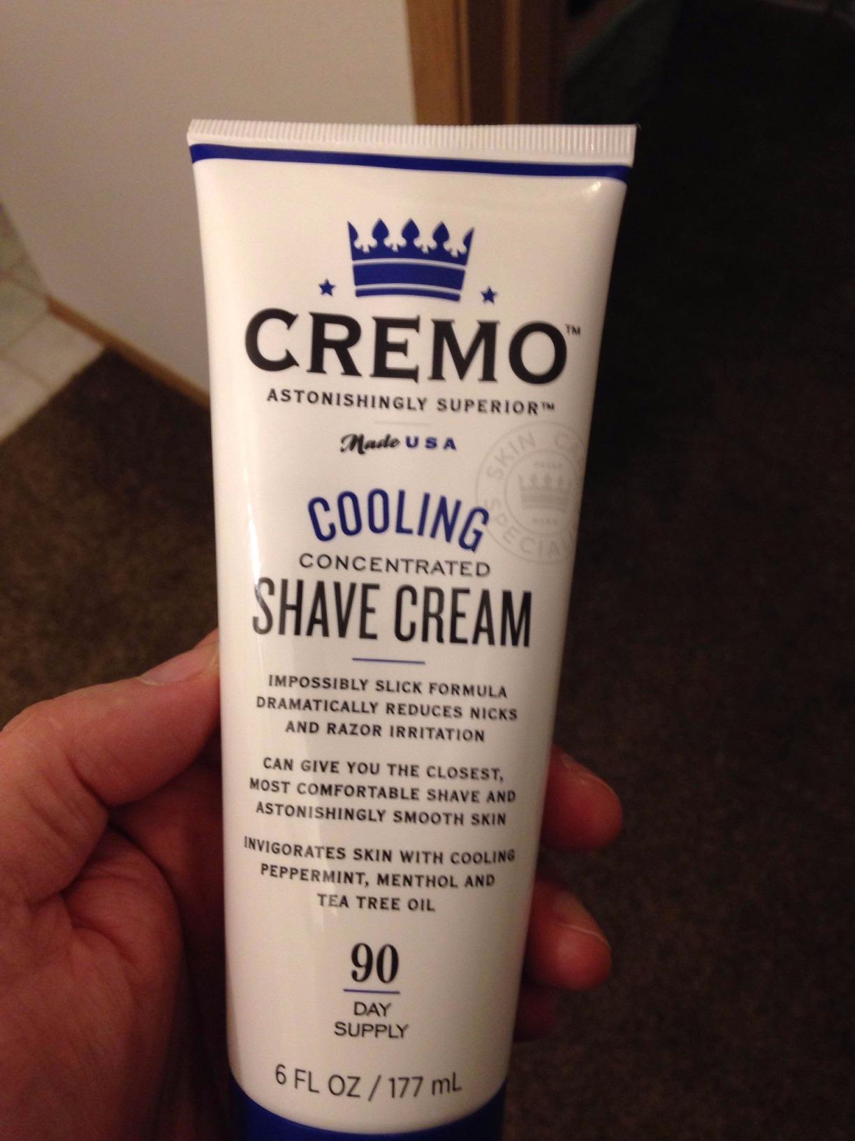 Cremo Shaving Cream for Men, Sensitive, 6 Fl Oz customer photo 1