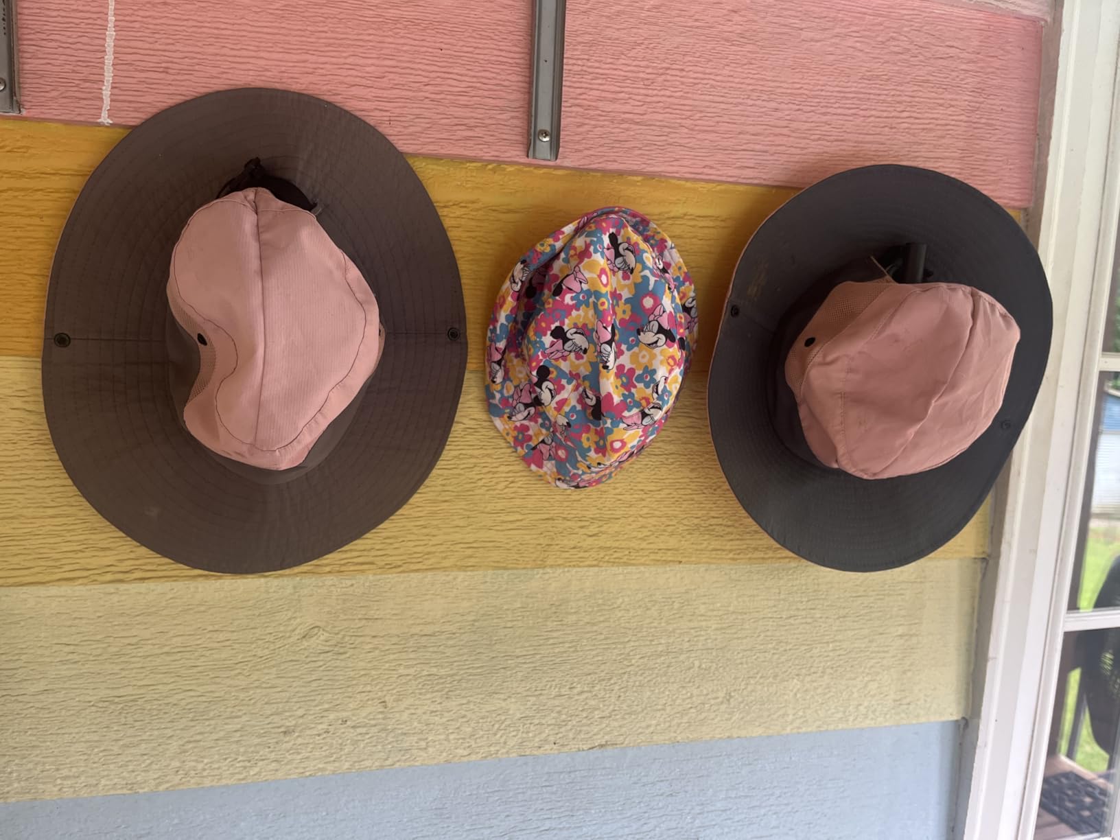 Rosoz Ponytail Sun Bucket Hats for Women UV Protection Foldable Wide Brim customer photo 2