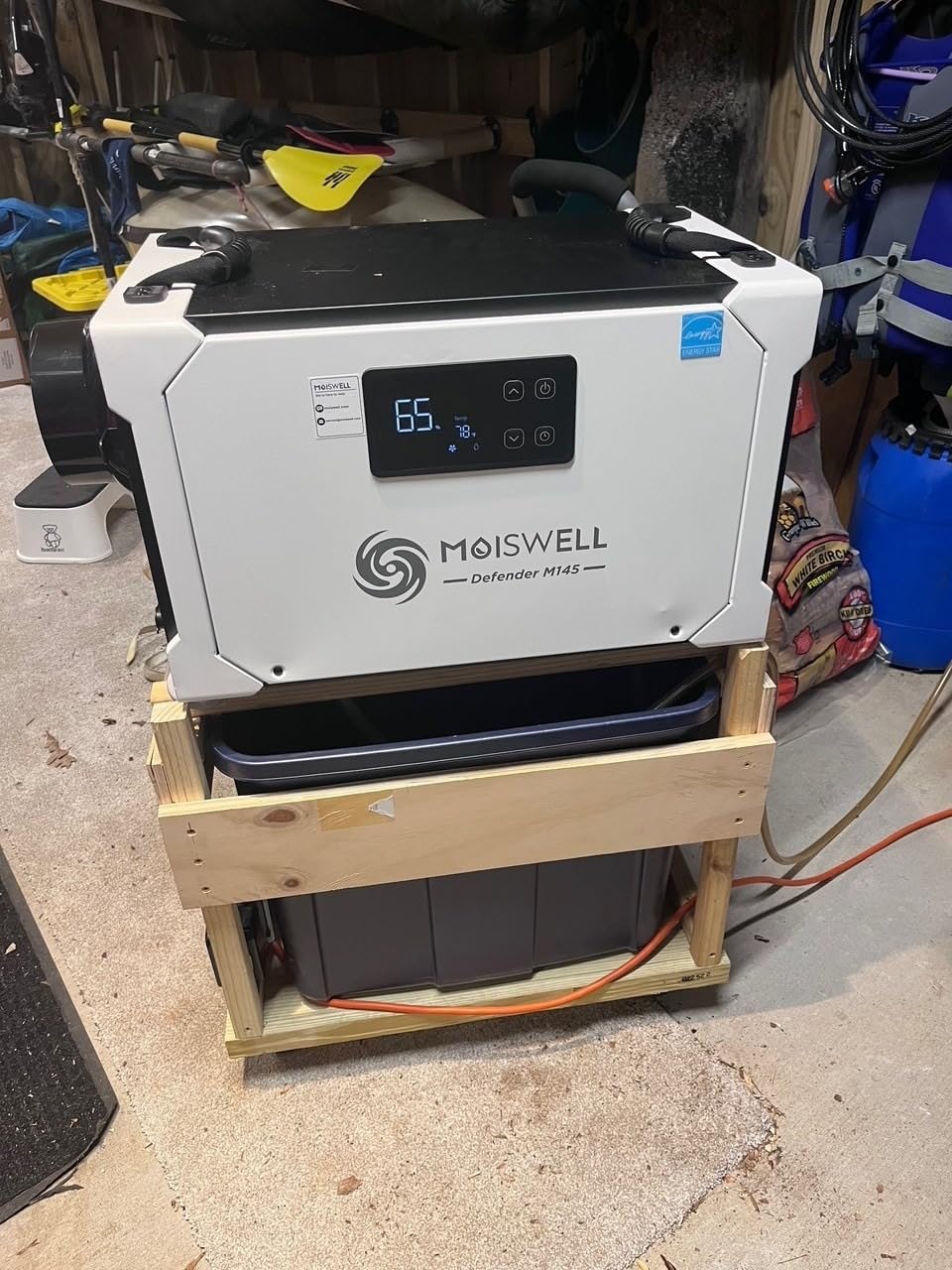 155 Pint Commercial Dehumidifier with Drain Hose for Crawl Spaces customer photo 1