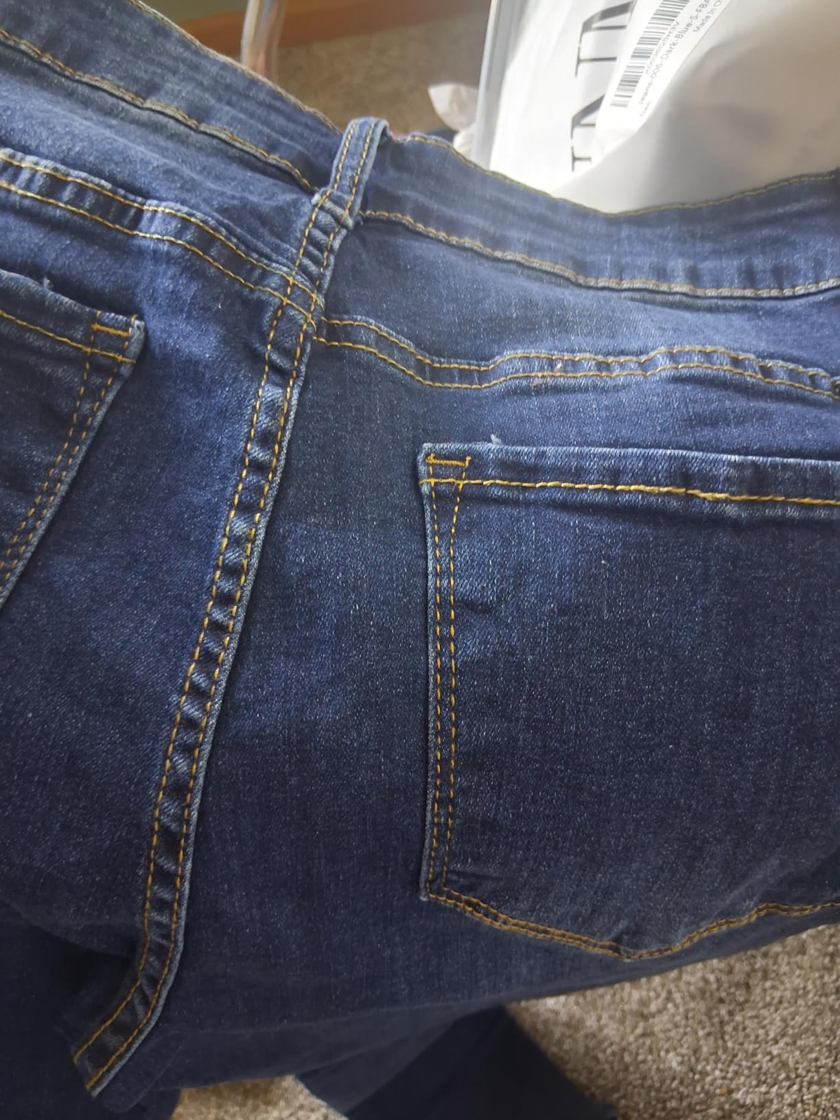 KUNMI Womens Classic High Waisted Skinny Stretch Butt Lifting Jeans Slim Fit Denim Pants customer photo 1
