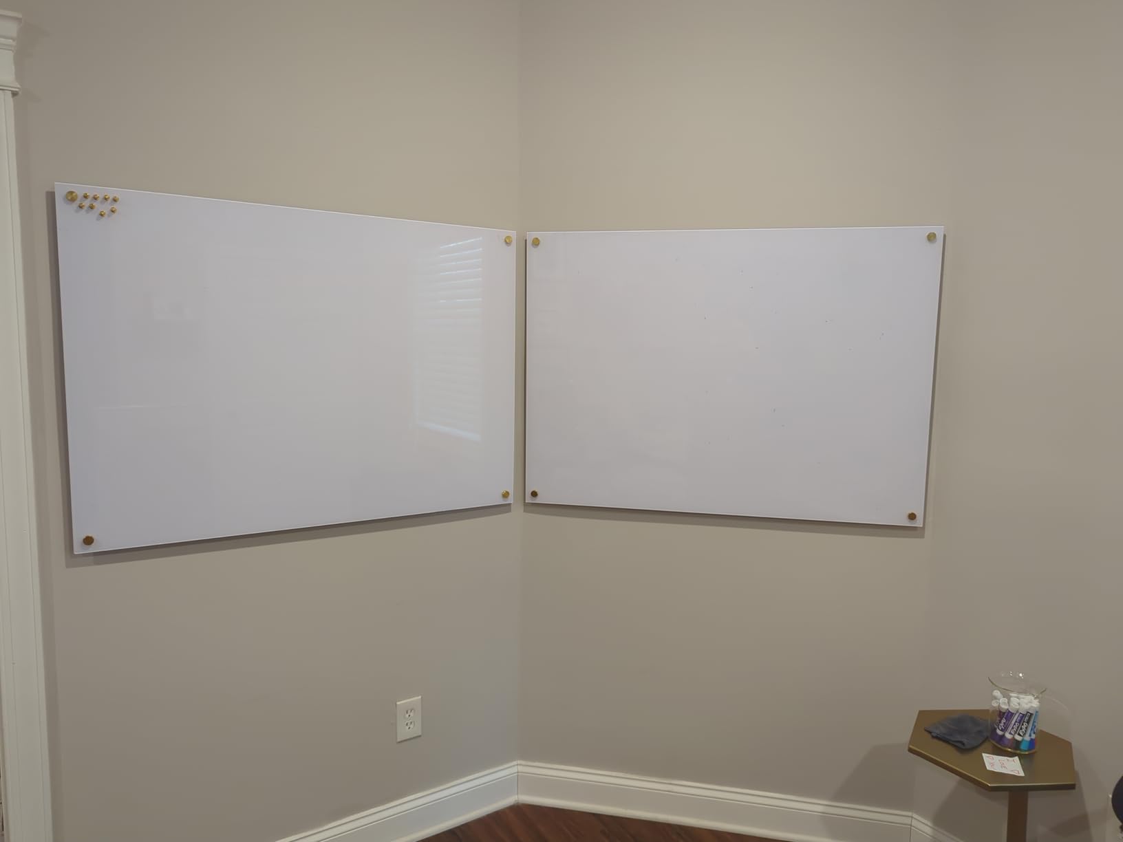 Magnetic Glass Whiteboard, 36