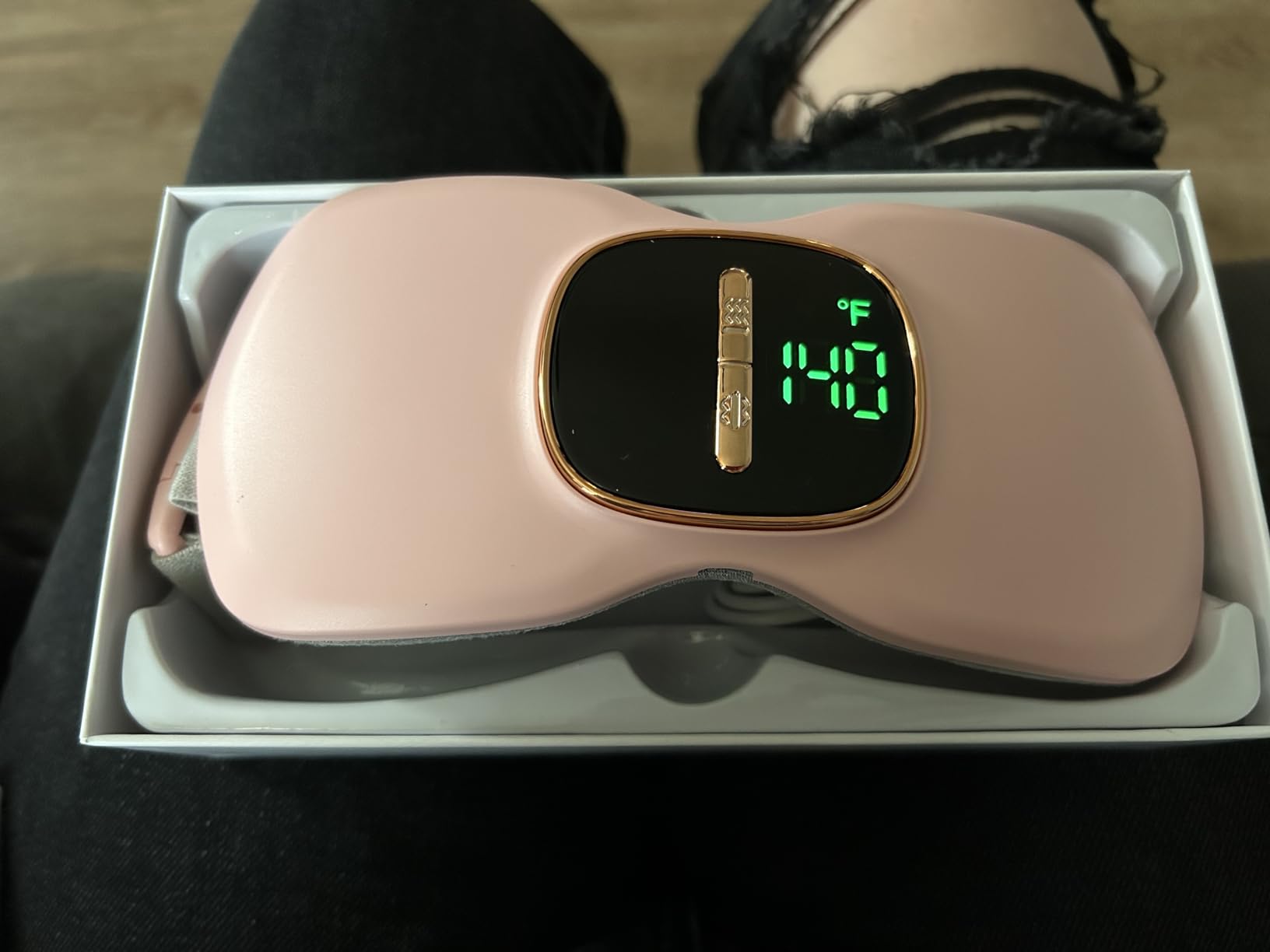 Latumab Cordless Menstrual Heating Pad for Period Cramps, FSA Eligible HSA customer photo 2
