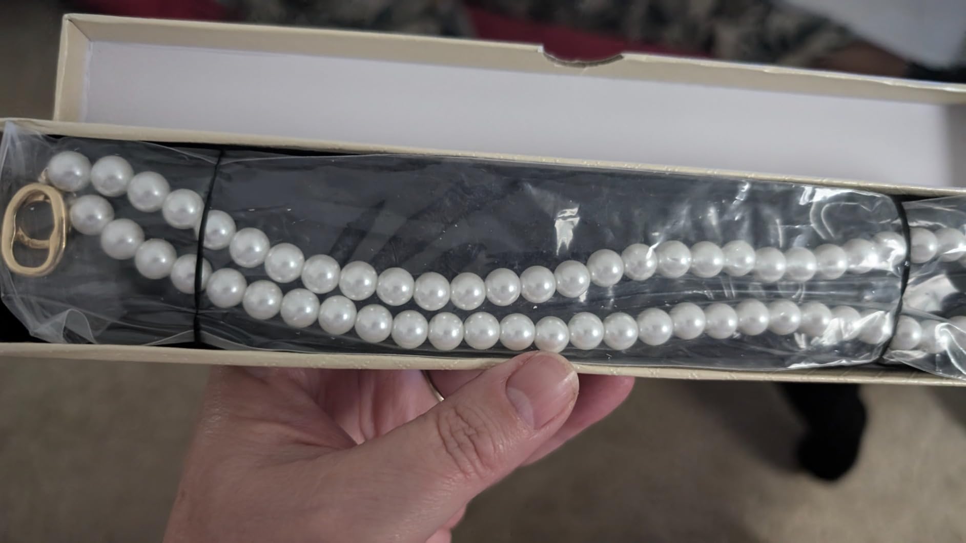 Sereney 8mm Starfish Pearl Necklace Bridal Wedding Birthday for Women girls customer photo 2