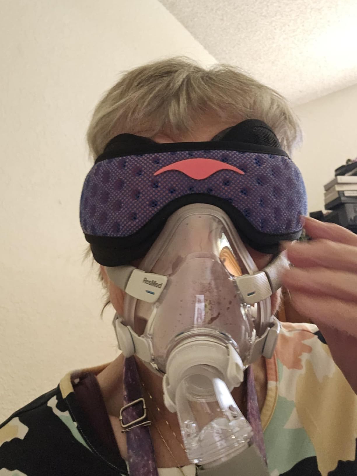 Manta Pro Sleep Mask - 100% Light Blocking Sleep Mask for Side Sleepers, Breathable and Comfortable, Spacious & Zero Pressure for Long Lashes, Perfect for Sleep/Travel/Nap/Shift Work customer photo 2