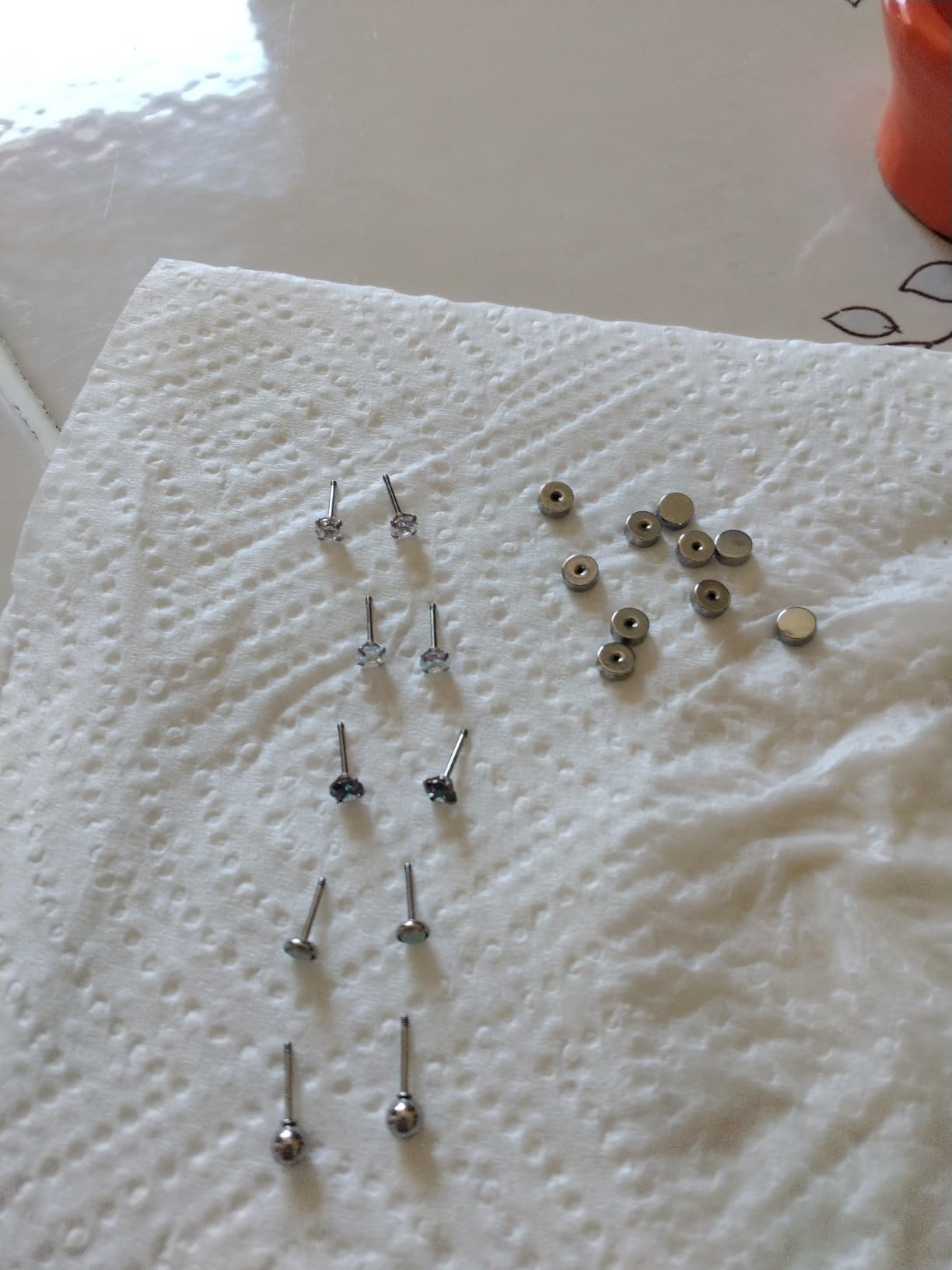 Jstyle 8Pcs Hypoallergenic Stainless Steel Earrings for Sensitive Ears customer photo 2