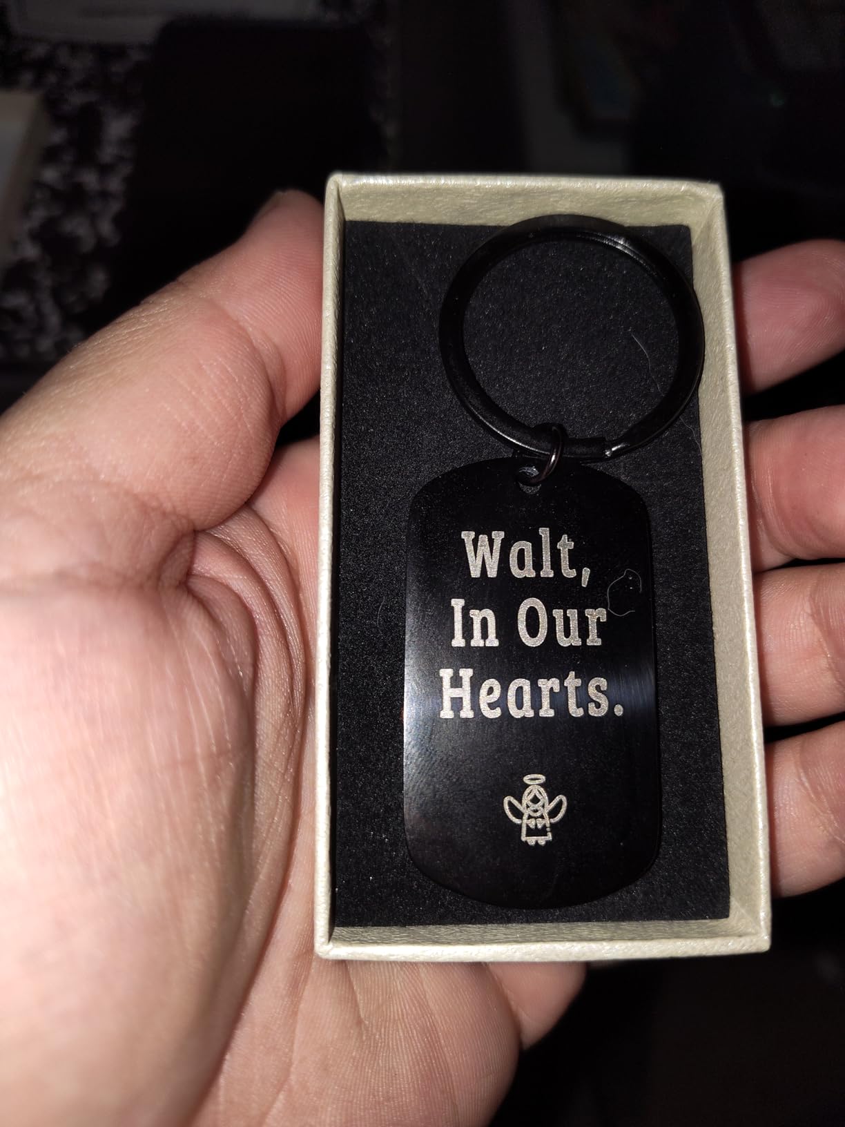 Custom Keychain with Picture - Personalized Photo Gifts for Men customer photo 1