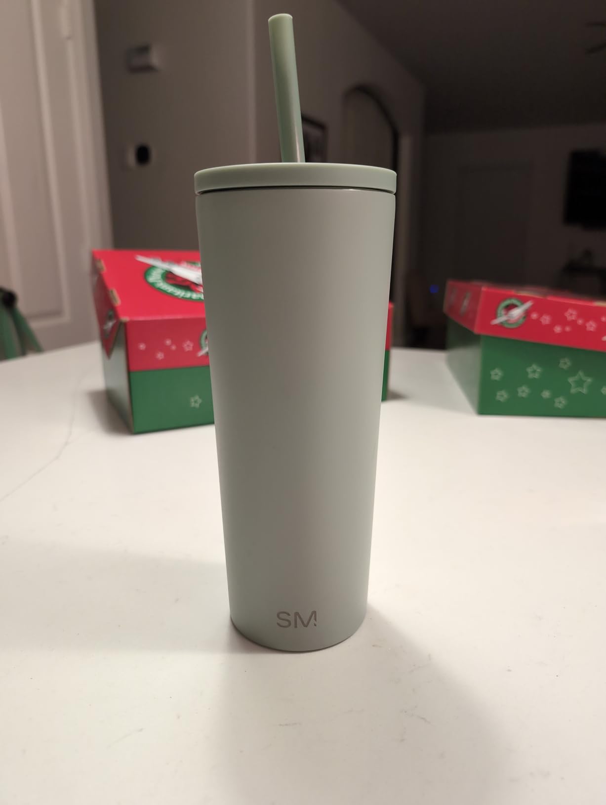 Simple Modern Iced Coffee Tumbler, Insulated | 24oz | Blue customer photo 2