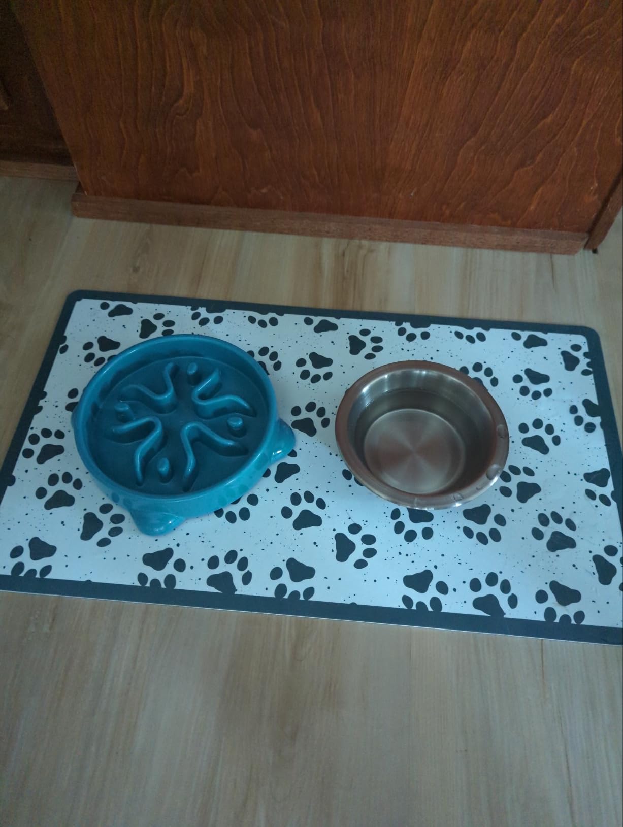 Slow Feeder Dog Bowls Small Breed, Dog Food Bowl Small Anti-Choking Bloat Stop Puzzle Healthy Eating Bowl (Blue, 1 Cup) customer photo 1