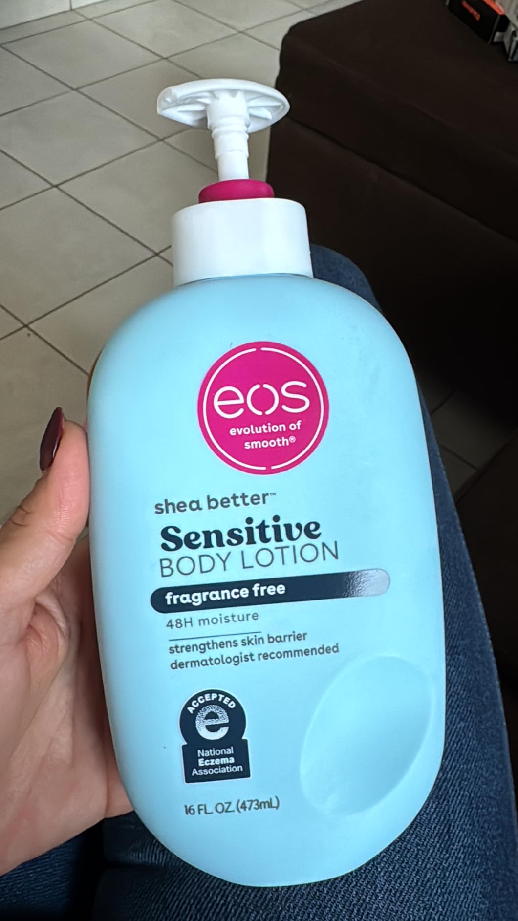 eos Shea Better Sensitive Skin Body Lotion- Fragrance Free, 48HR Moisture, 16 fl oz customer photo 1