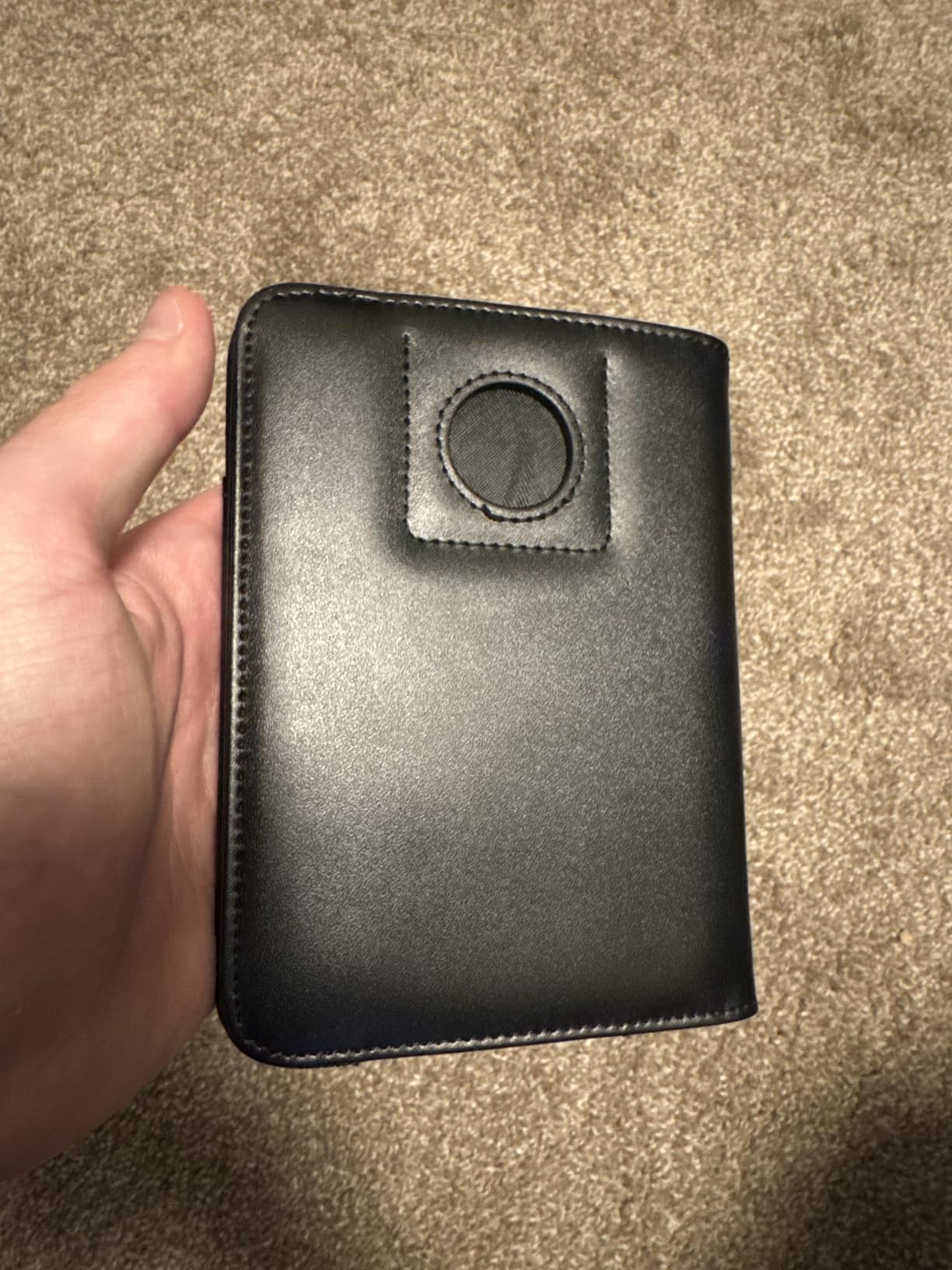 Airtag Passport Holder, Travel Essentials, Passport Cover, RFID Wallet customer photo 2