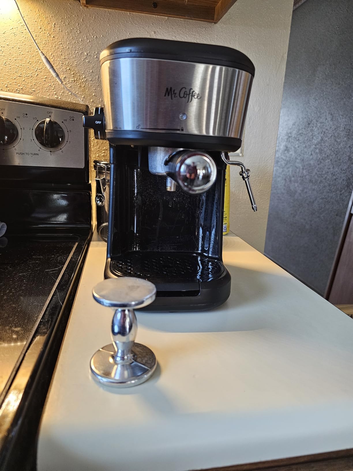 Fino Deluxe Espresso Tamper, 11.64-Ounce Weight, 58-Millimeter customer photo 1