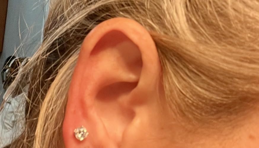The Diamond Channel CERTIFIED 1 to 6 Carat LAB GROWN Solitaire Diamond Stud Earrings Round Cut 4 Prong Screw Back (F-G Color, VS1-VS2 Eye Clean Clarity) customer photo 1
