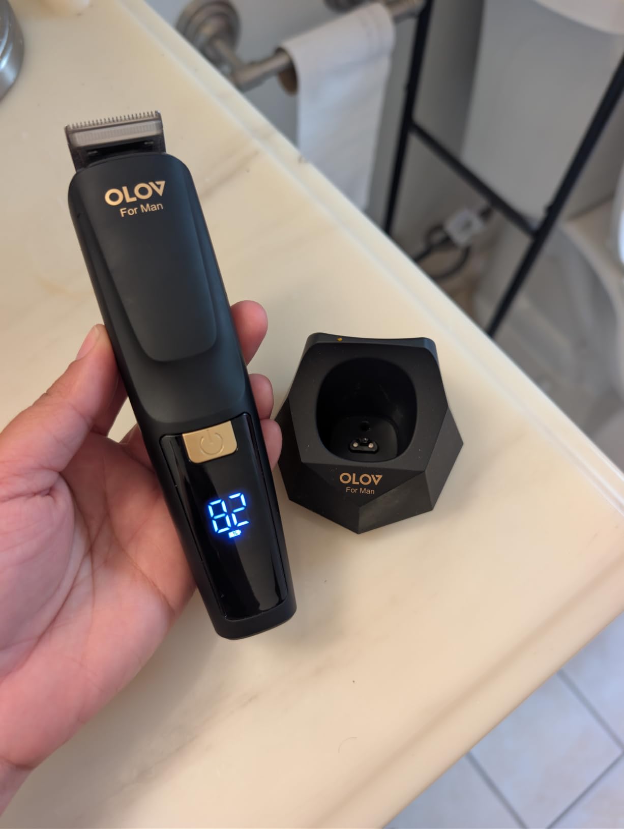 OLOV For Man Beard Trimmer, 21 Piece All-in-One Mens Grooming Kit and Hair Clipper, Nose, Ear,Body and Face, Electric Razor with USB Recharge Dock customer photo 1