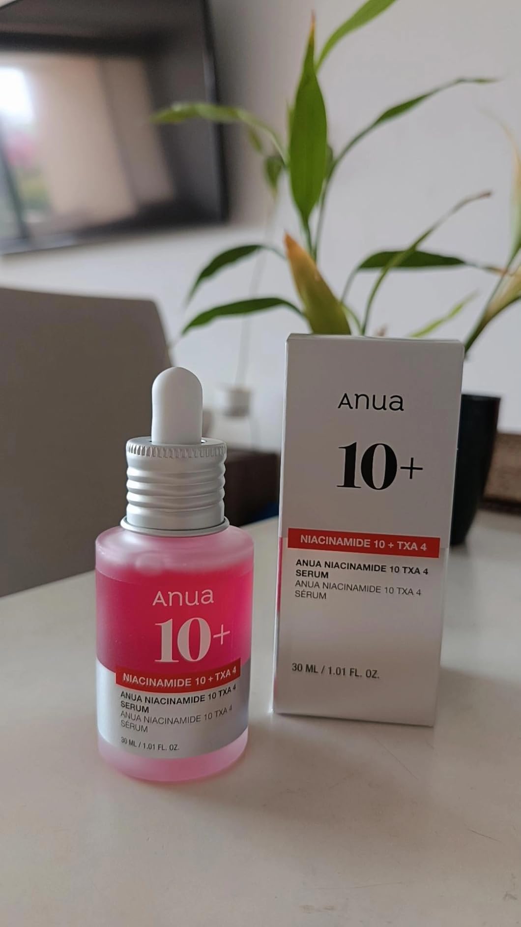 Anua Niacinamide 10 + TXA 4 Serum, Korean Skincare, 1.01 fl.oz | Dark Spot Care, Hyaluronic Acid, Tranexamic Acid, Lightweight & Hydrating All-in-One Daily Facial Serum for Glass Skin customer photo 2