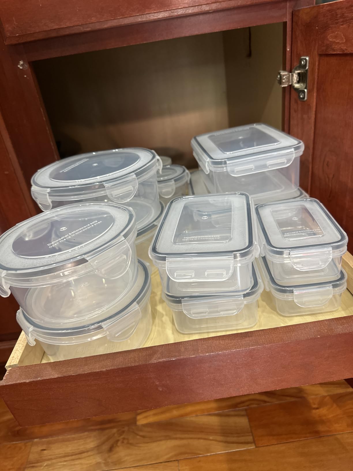 JSCARES 40 PCS Food Storage Containers with Lids Airtight (20 Lids &20 Containers) - Leakproof Meal-Prep Containers for Kitchen Storage Reusable Plastic Microwave/Dishwasher Safe with Labels & Pen customer photo 1