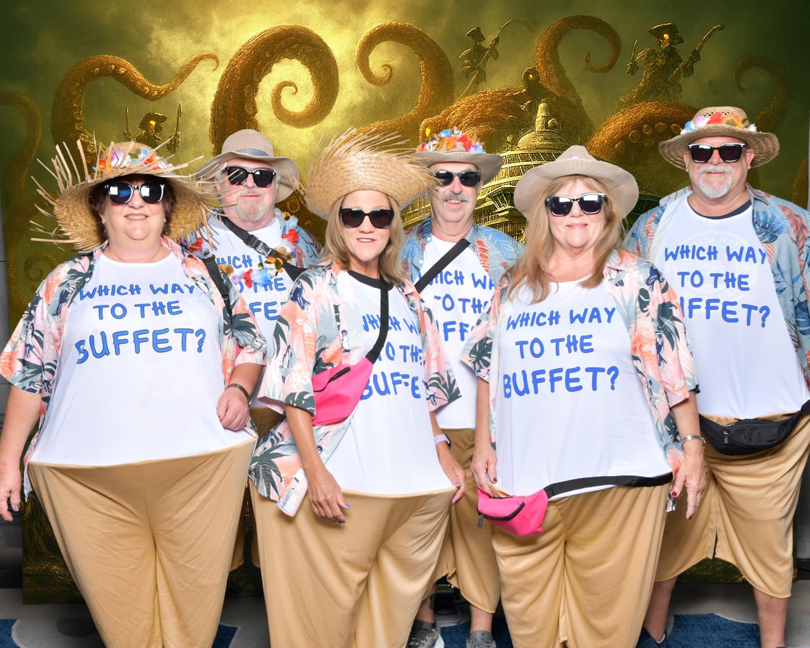 12 Pcs Adult Tacky Tourist Costume, Couples customer photo 1