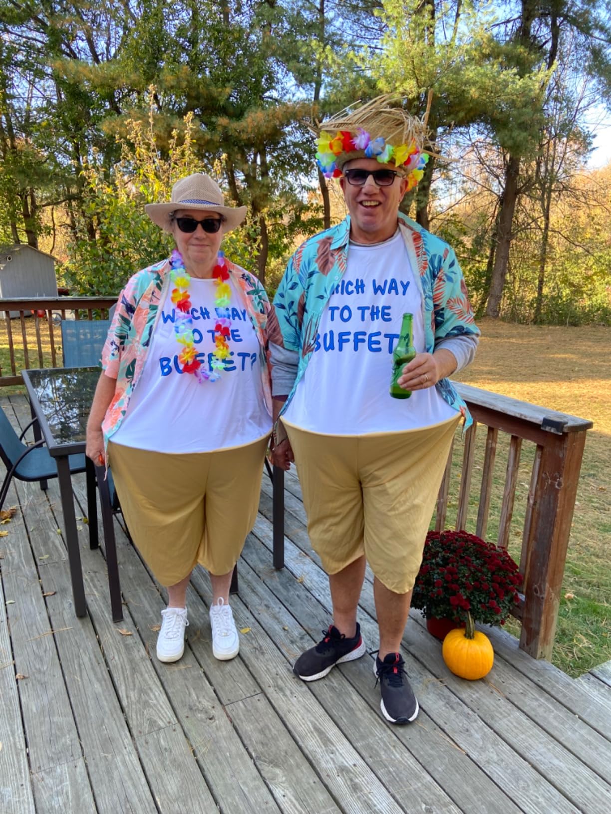 12 Pcs Adult Tacky Tourist Costume, Couples customer photo 2