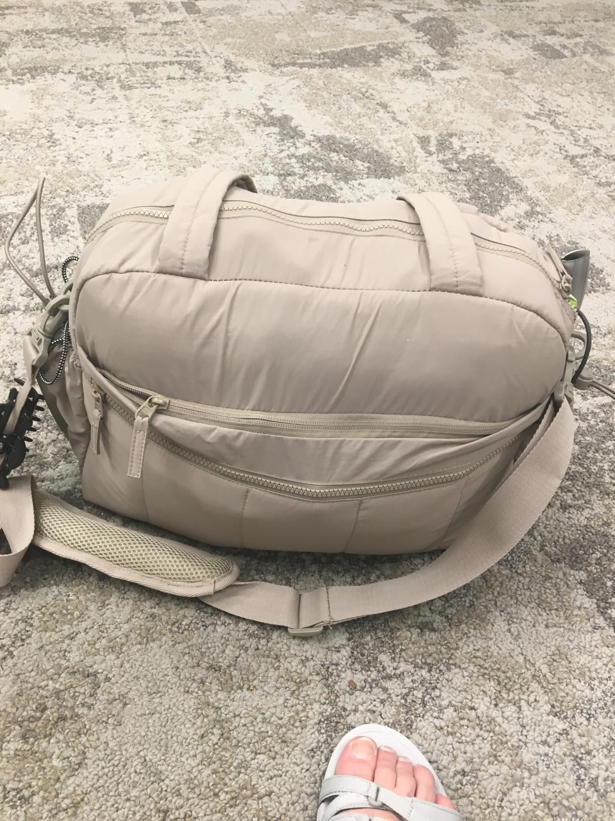 BAGSMART Duffle Bag for Travel, Gym Bag for Women, Weekender Carry on customer photo 1