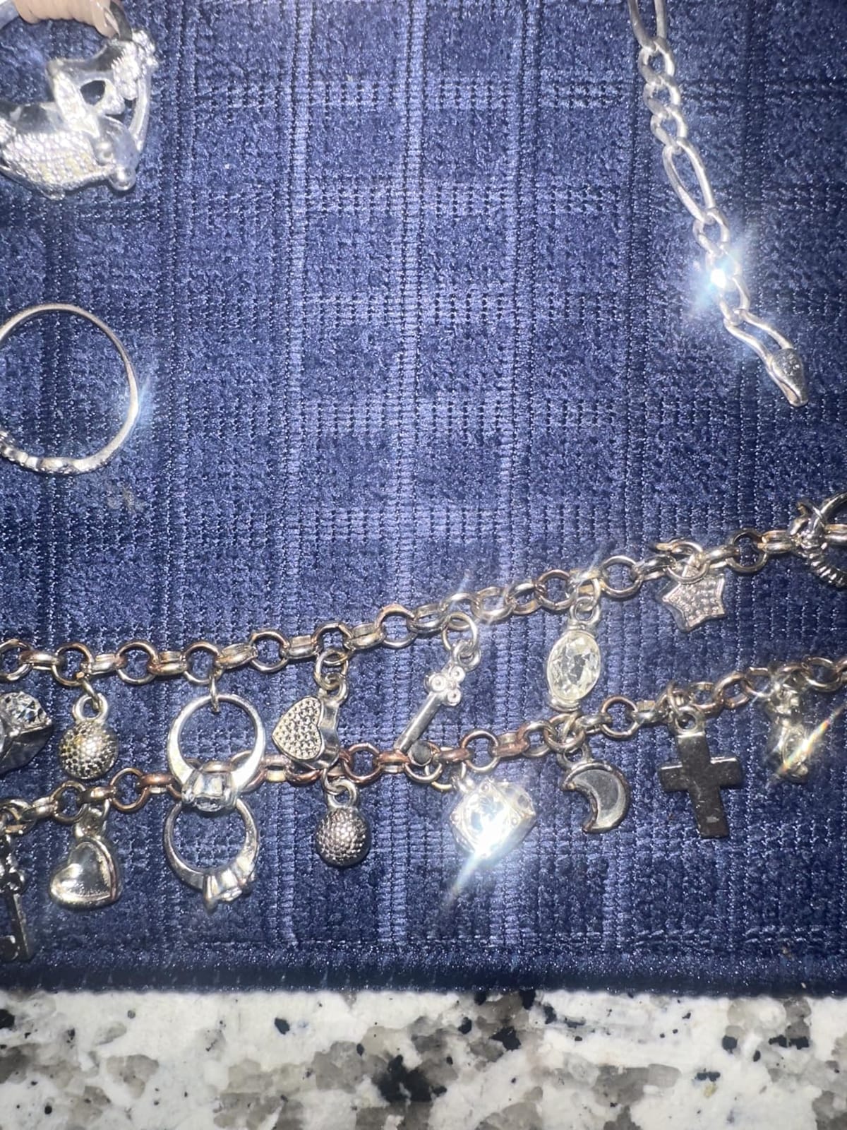 925 Sterling Silver Bracelets for Women Silver Charm Bracelet Jewelry customer photo 1