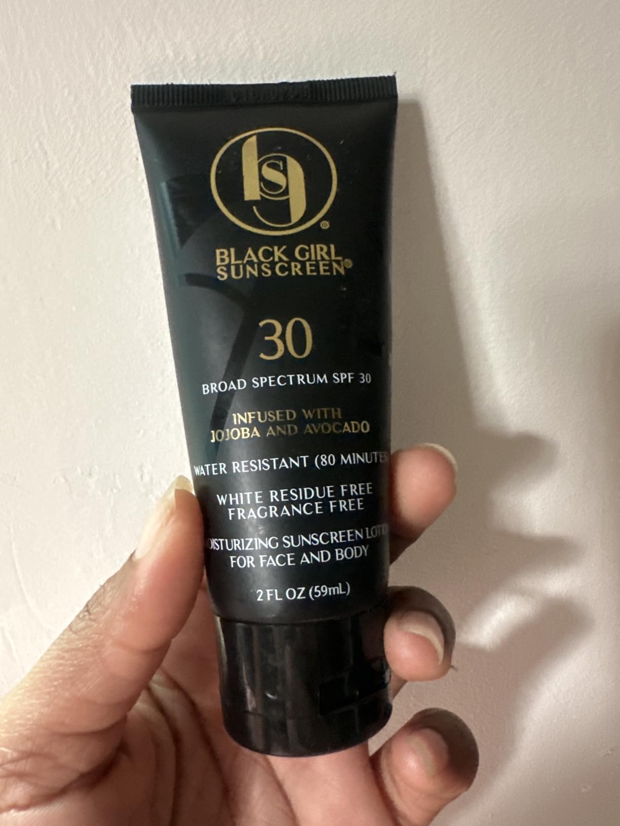Black Girl Sunscreen Original SPF 30 Face & Body Sunscreen 2 Fl Oz customer photo 2