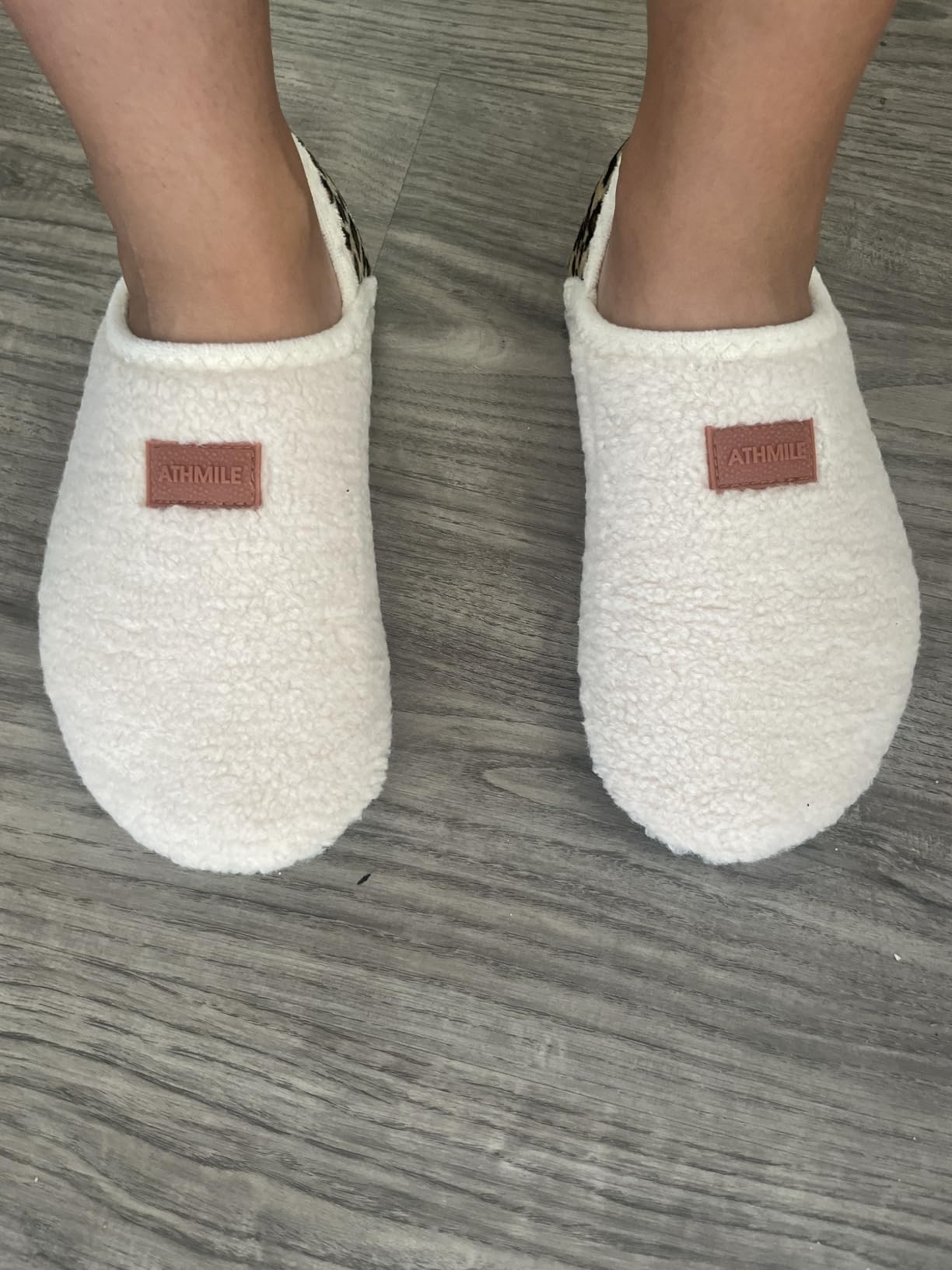 ATHMILE House Slippers for Women Men Indoor Barefoot House Shoes Soft Socks customer photo 2