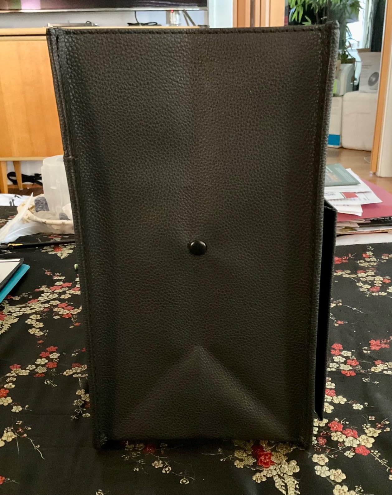 ABC life Magazine Holder,Magazine Rack Floor, Brown customer photo 1