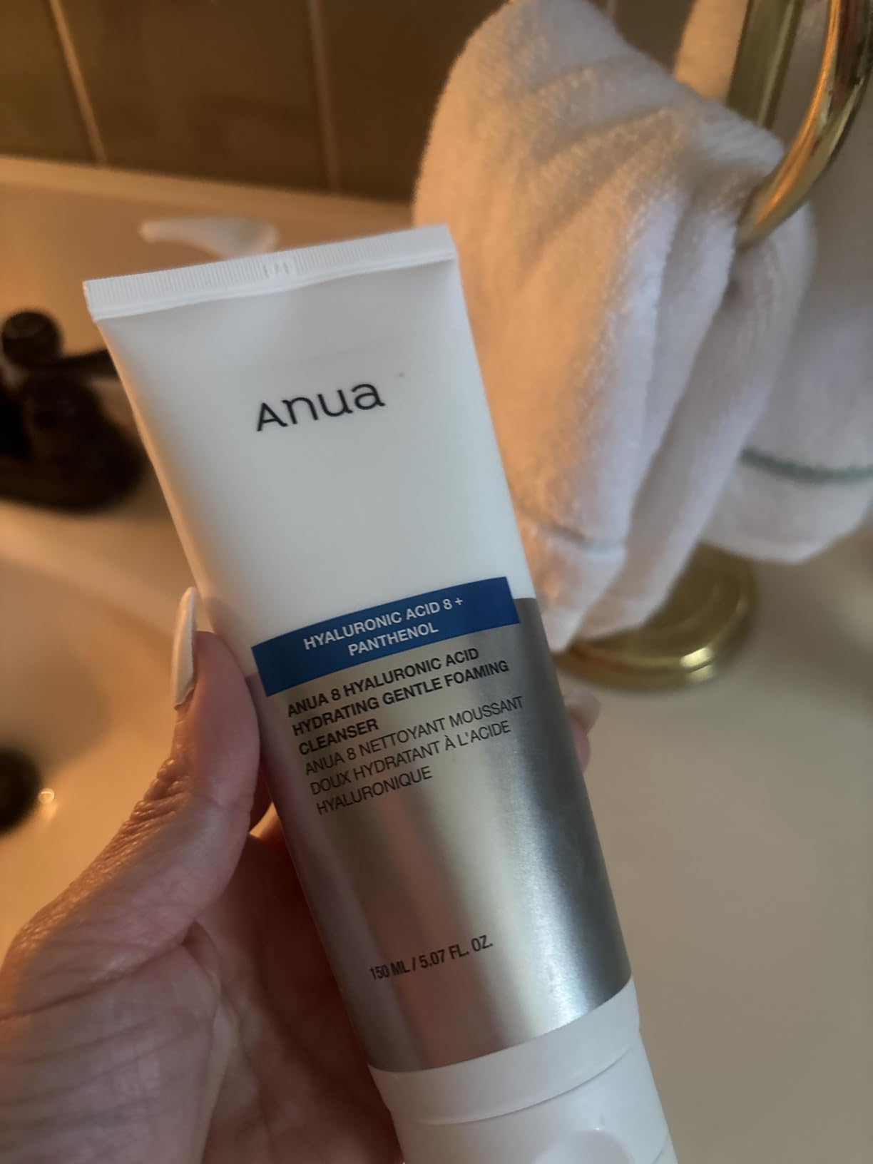 ANUA Hydrating Gentle Foaming Cleanser, 5.07 fl.oz customer photo 1