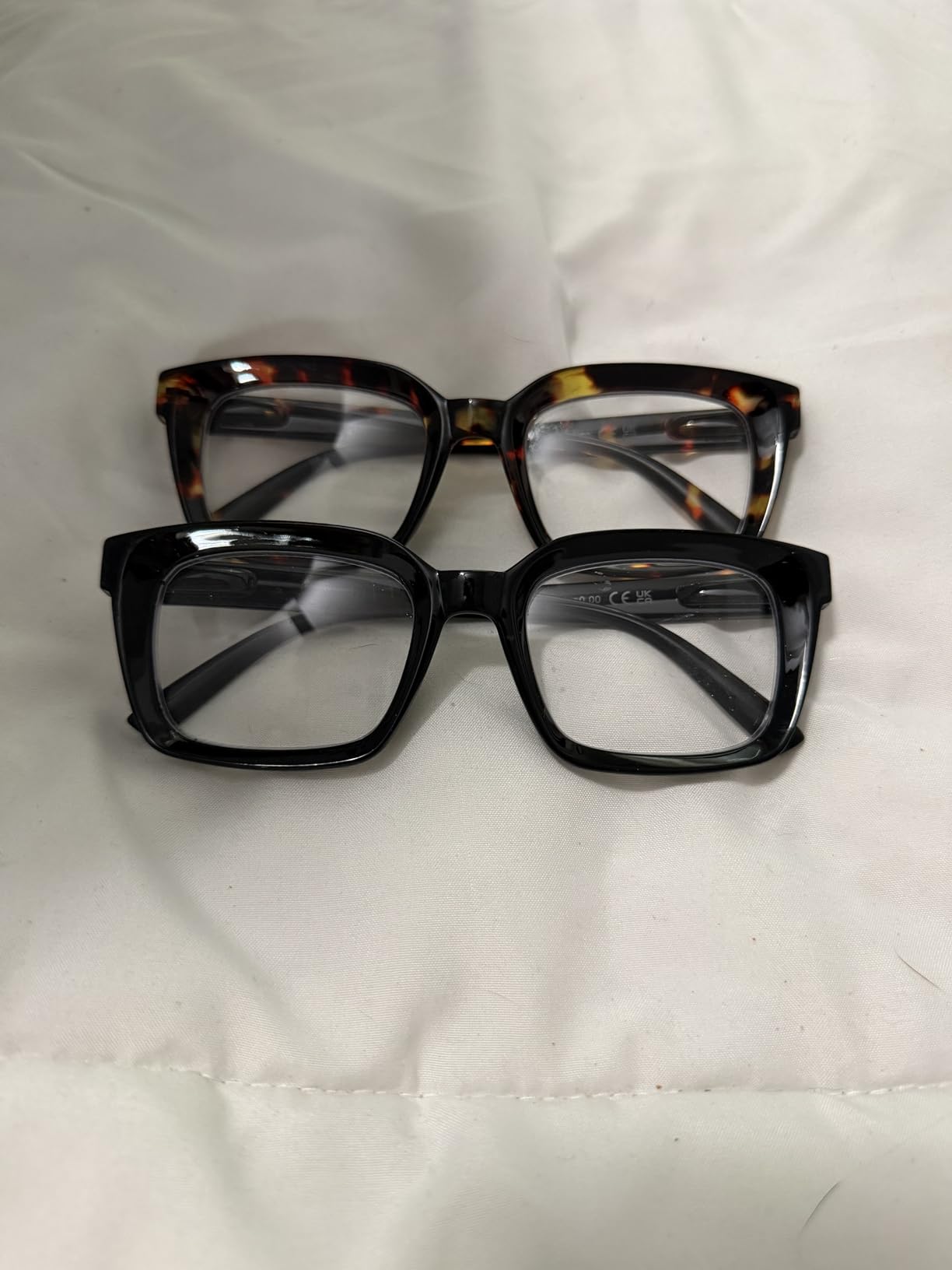 XVXV Reading Glasses for Women Men - Blue Light Blocking Readers Oversize Square Anti Glare with Spring Hinge customer photo 2