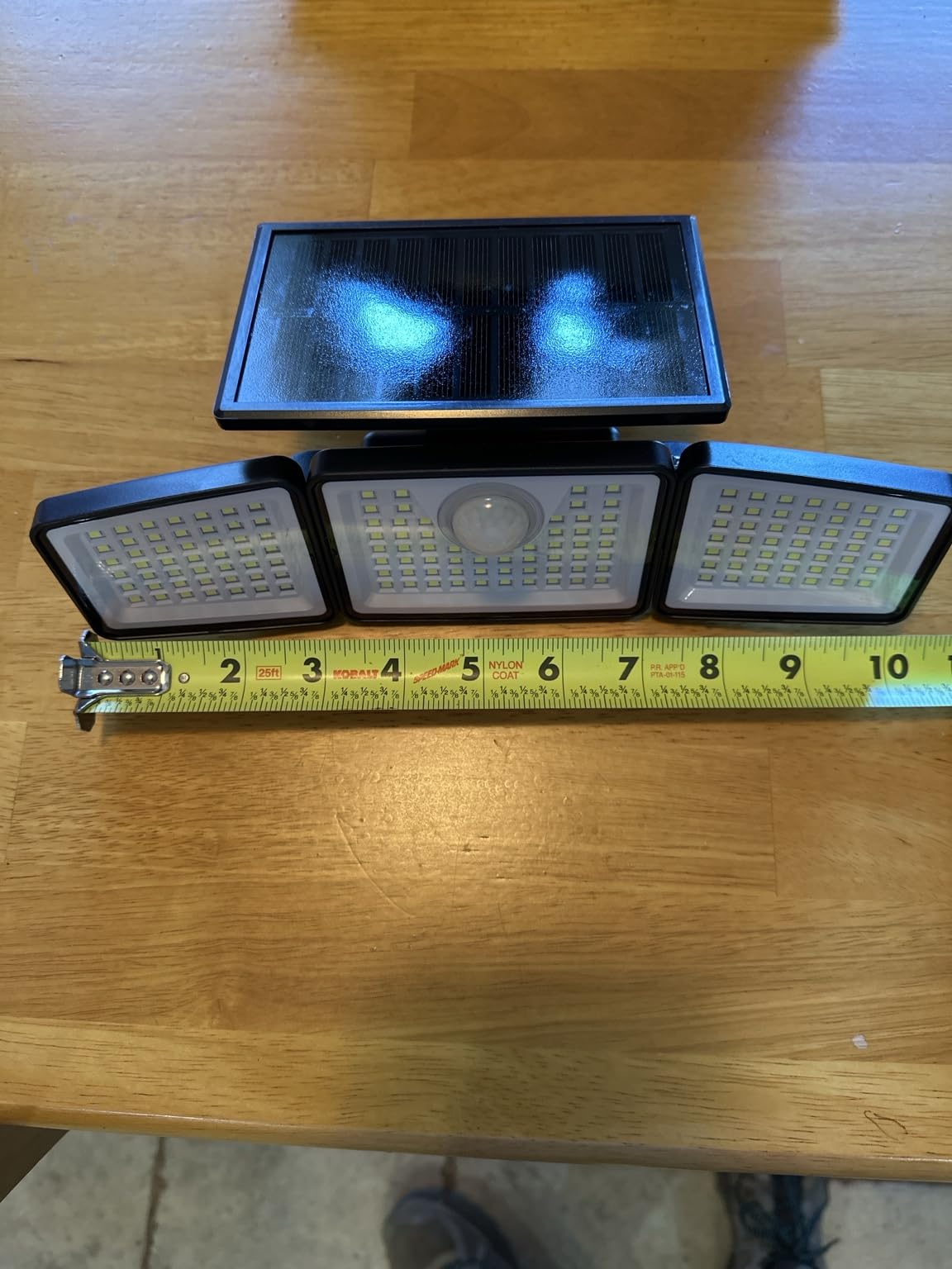 daphino 2500LM Solar Lights, Motion Sensor Outdoor Lights, 3-Head, 2 Pack customer photo 2