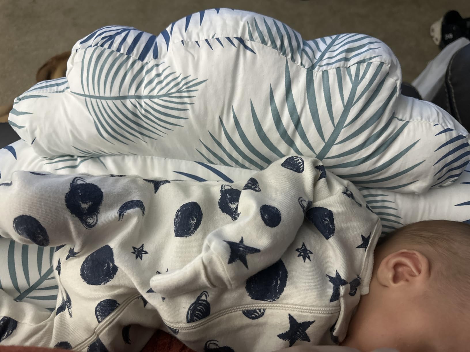 PILLANI Nursing Pillow, Breastfeeding Pillows for Enhanced Safety & Comfort for Mom & Baby, Removable Cotton Cover, Adjustable Waist Strap, Breastfeeding Essentials, Baby Registry Search customer photo 2