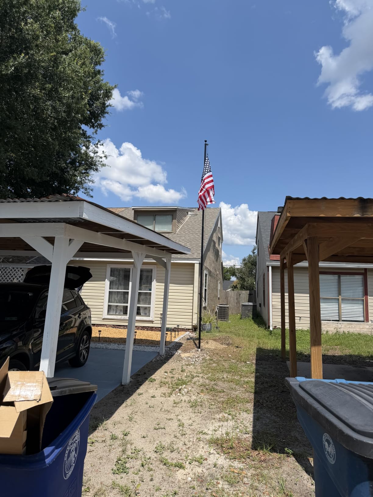 20FT Heavy Duty Flag Pole for Outside House, Real 12 Gauge Aluminum customer photo 1