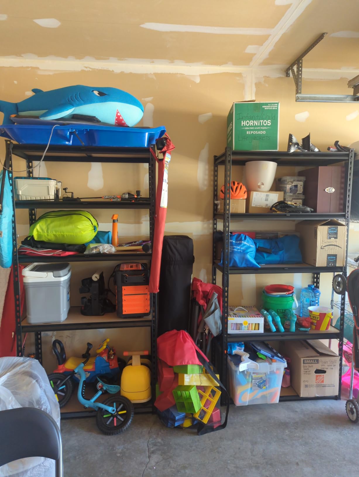 REIBII 2 Pack Garage Shelving, 2400LBS Each,Heavy Duty Storage Shelves customer photo 1