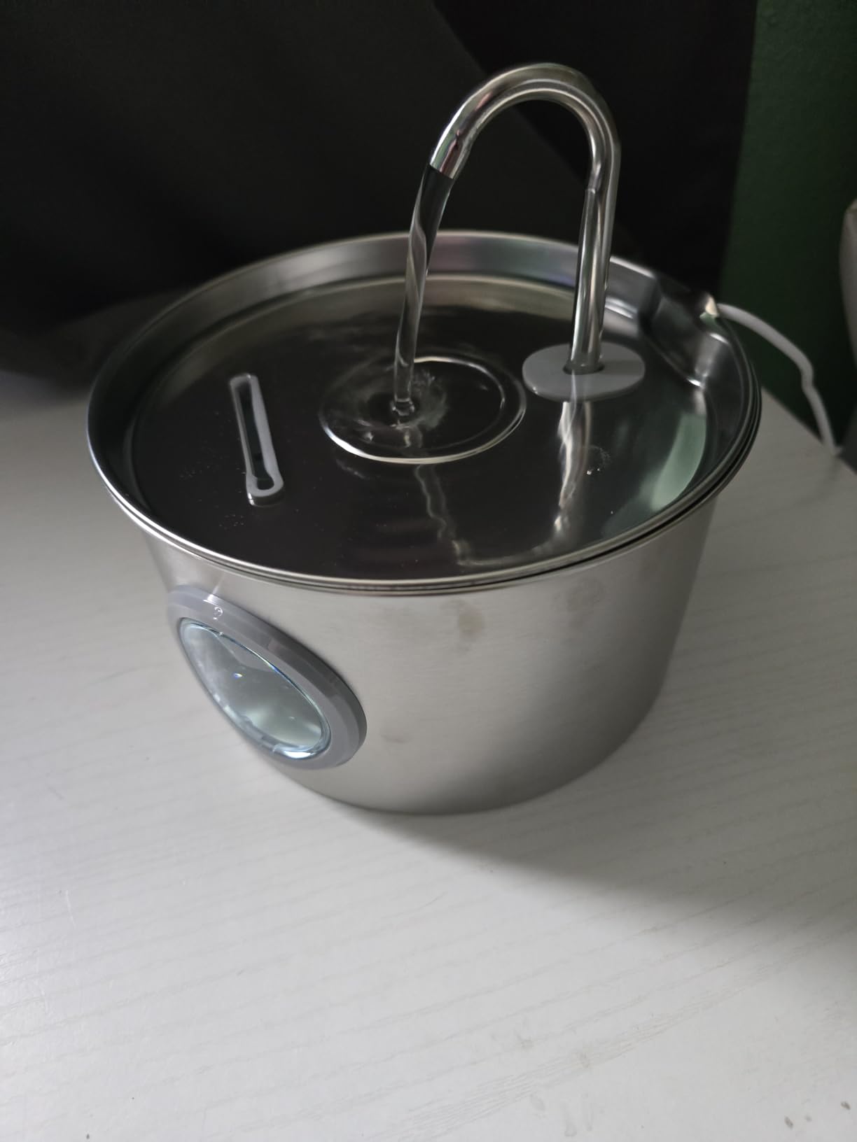 Cat Water Fountain Stainless Steel: 74oz/2.2L Cat Fountain for Drinking - Pet Water Fountain for Cats Inside - Quiet Cats Water Bowl Dispenser - Kitty Drinking Fountains - for Pets& Small Animals customer photo 1