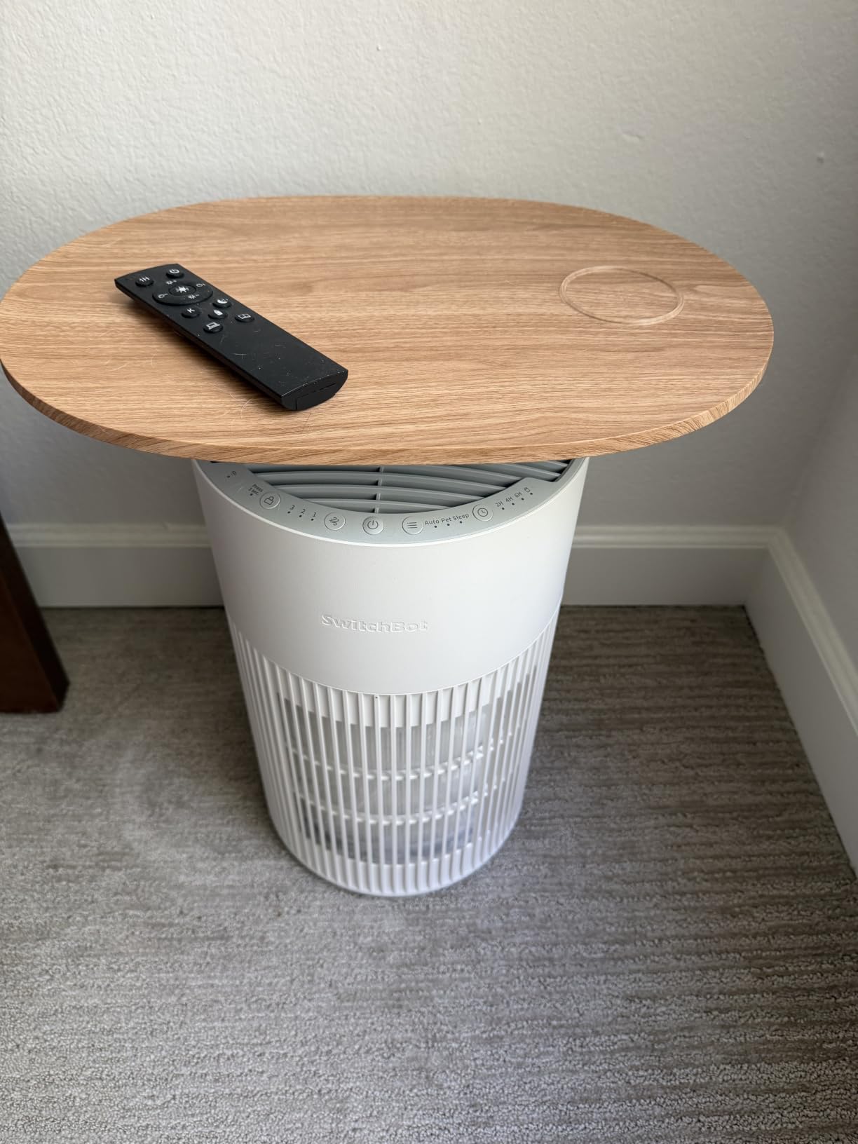 SwitchBot Air Purifier for Home Large Room, Matter, Up to 3620 ft², Air Purifier for Wildfire Smoke, Pets, Odors, 20dB, Washable Pre-filter, Pet Mode, RGB Light, Work with Alexa, HomeKit, Google Home customer photo 2